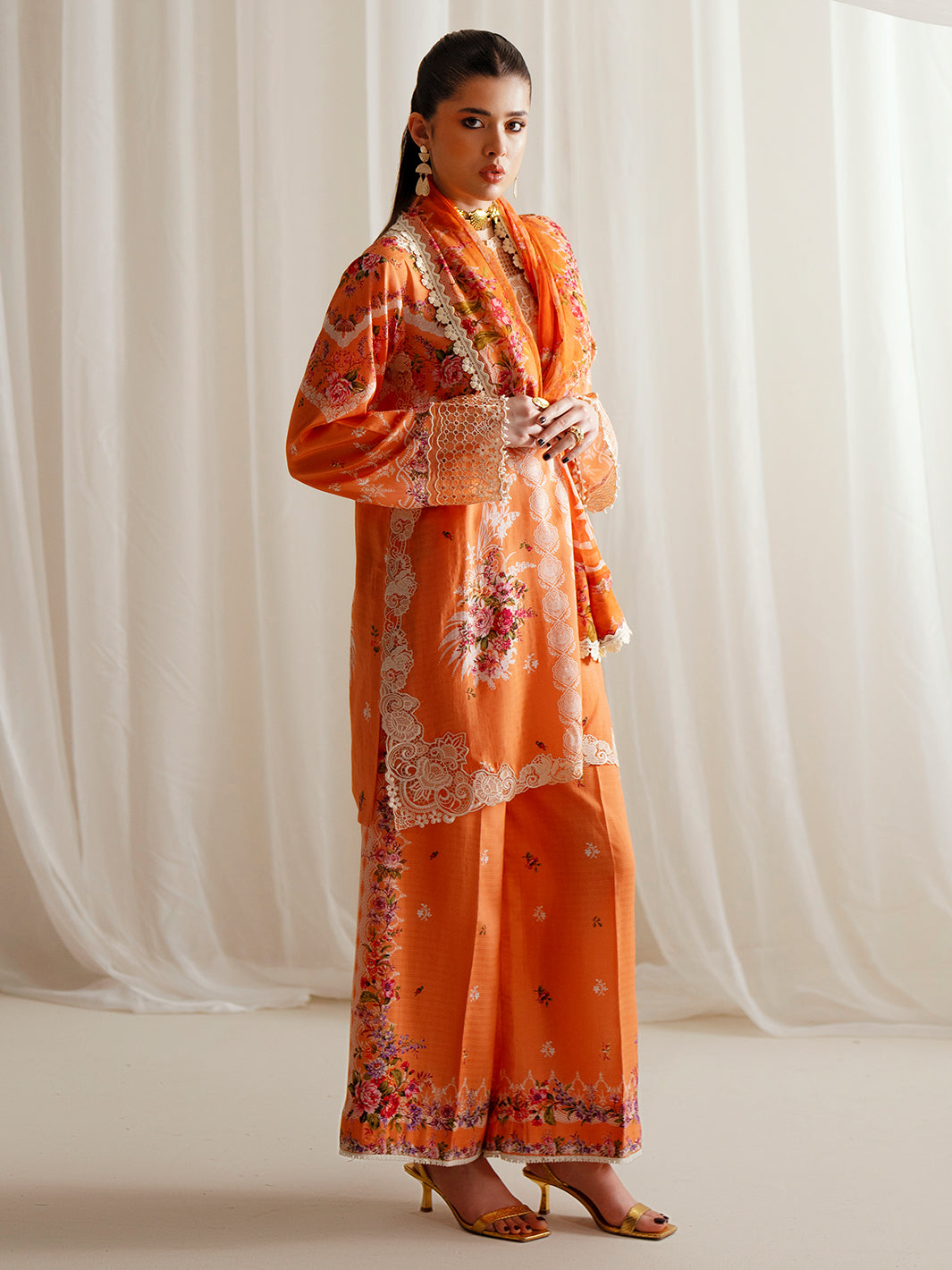 Bin Ilyas | Eres Bonita Viscose 25 | 1101-A - Official Bin Ilyas stockist in UK - Sakeena London