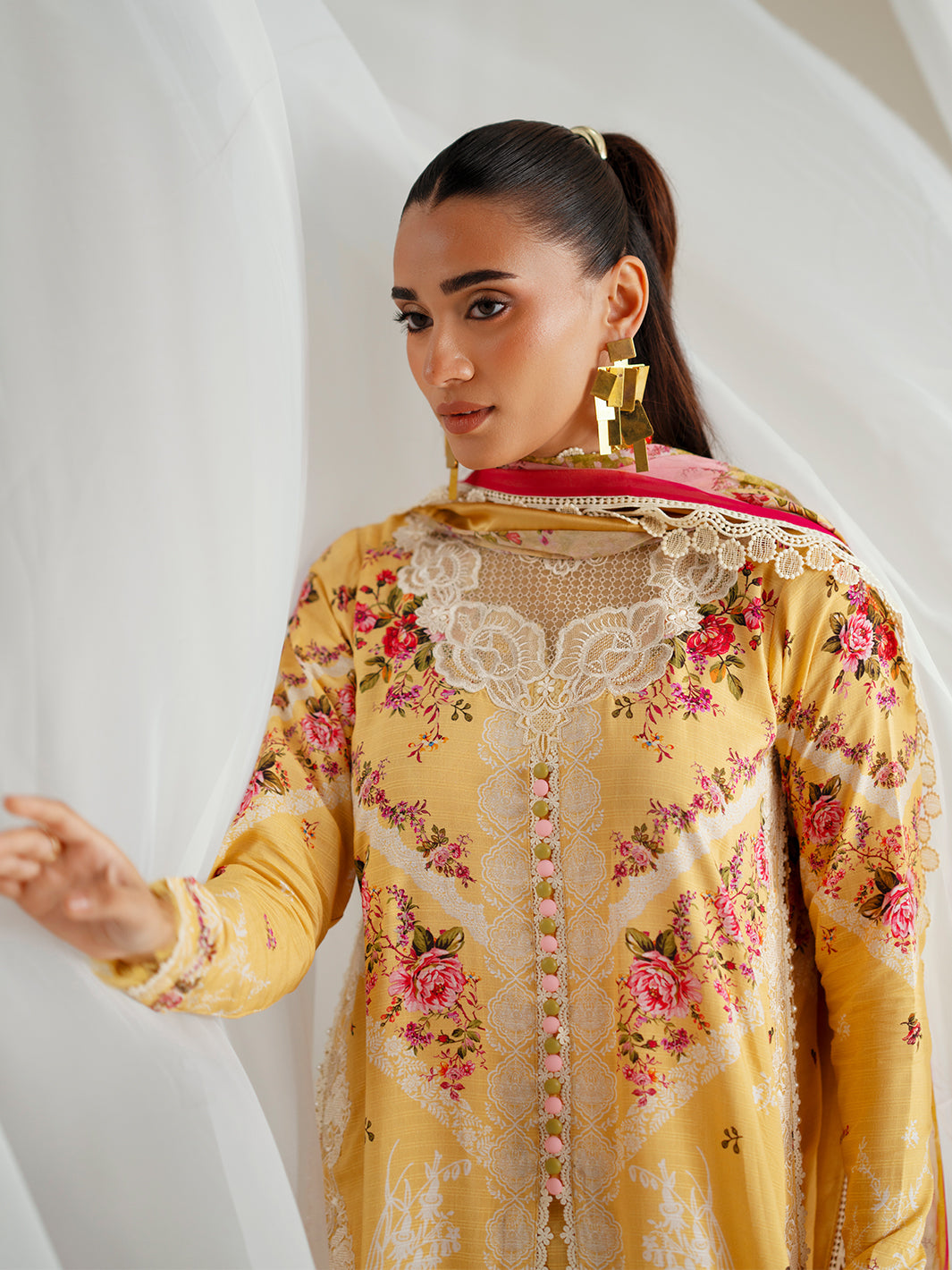 Bin Ilyas | Eres Bonita Viscose 25 | 1101-B - Official Bin Ilyas stockist in UK - Sakeena London