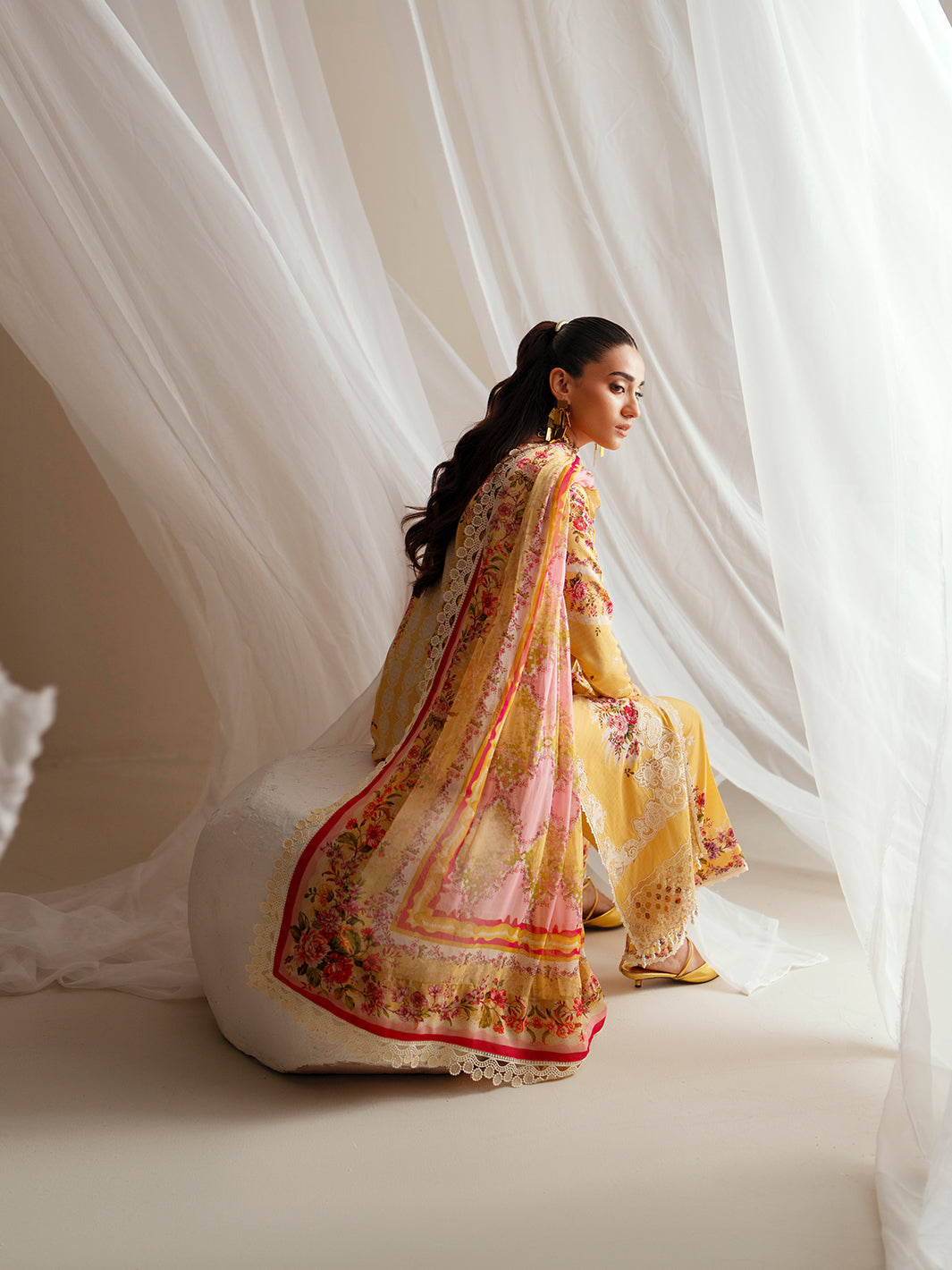 Bin Ilyas | Eres Bonita Viscose 25 | 1101-B - Official Bin Ilyas stockist in UK - Sakeena London
