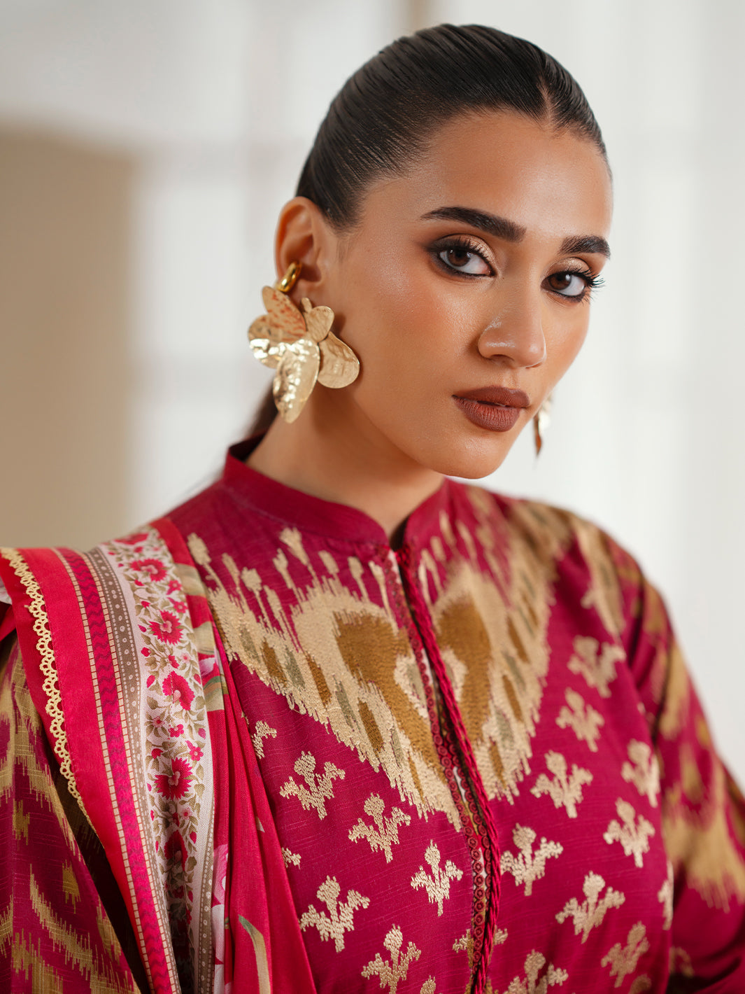 Bin Ilyas | Eres Bonita Viscose 25 | 1102-A - Official Bin Ilyas stockist in UK - Sakeena London