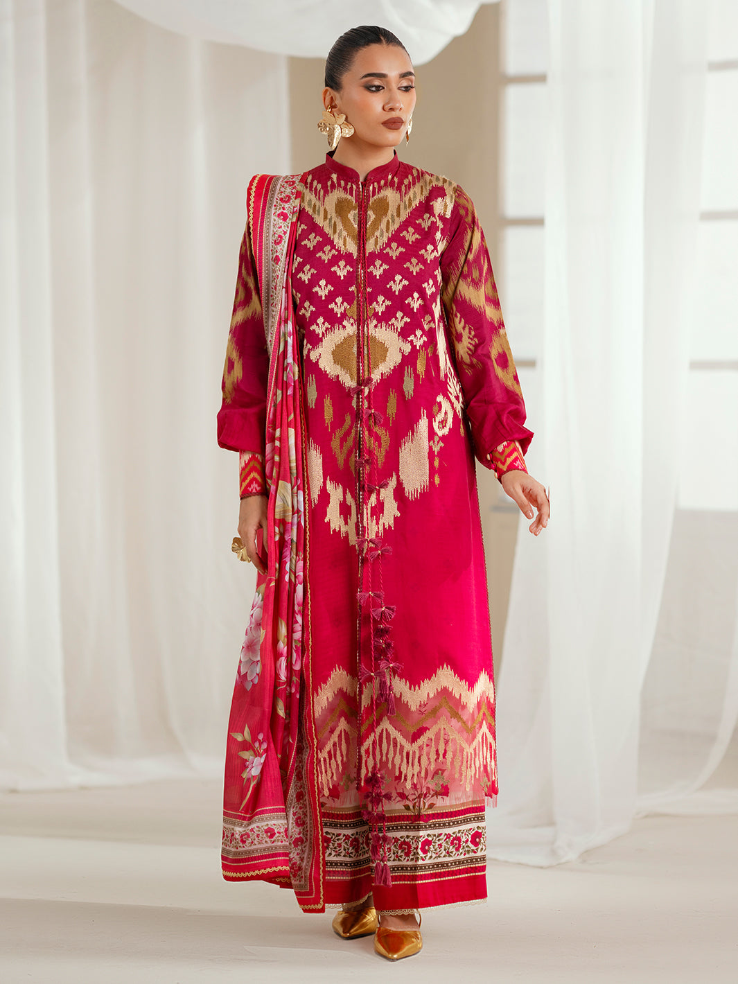 Bin Ilyas | Eres Bonita Viscose 25 | 1102-A - Official Bin Ilyas stockist in UK - Sakeena London
