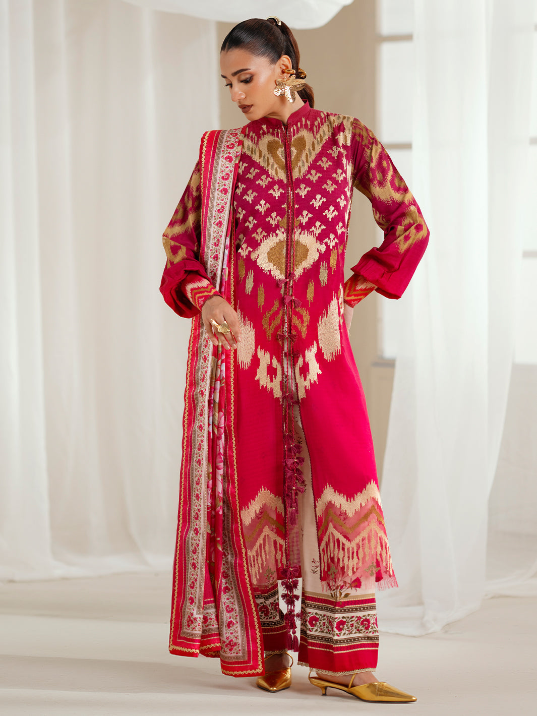 Bin Ilyas | Eres Bonita Viscose 25 | 1102-A - Official Bin Ilyas stockist in UK - Sakeena London