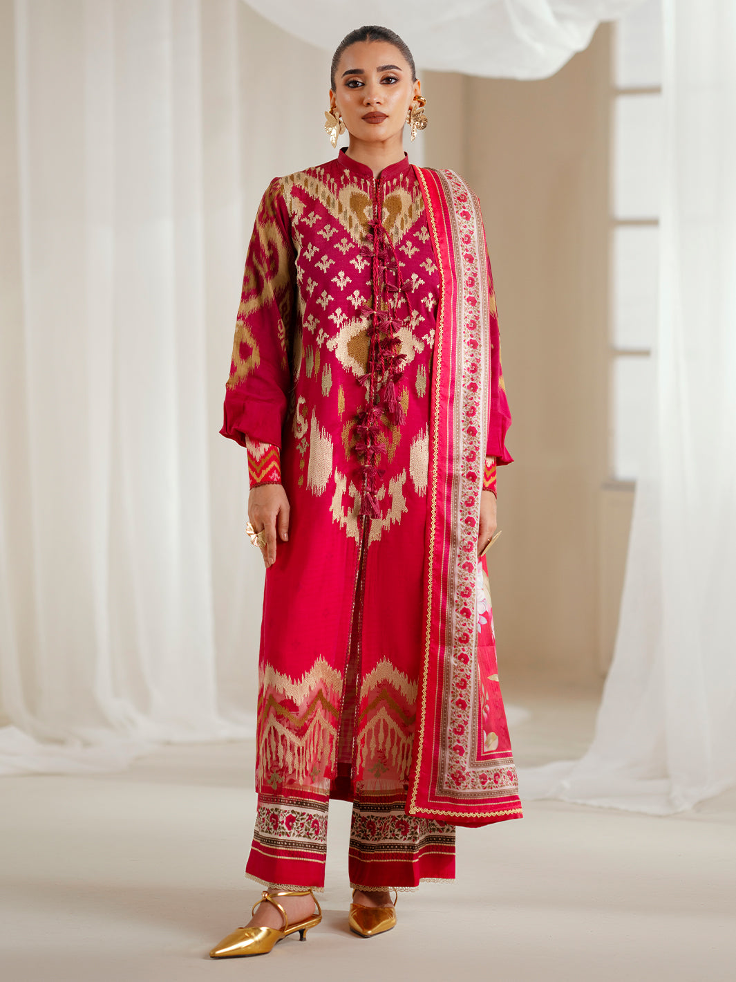 Bin Ilyas | Eres Bonita Viscose 25 | 1102-A - Official Bin Ilyas stockist in UK - Sakeena London