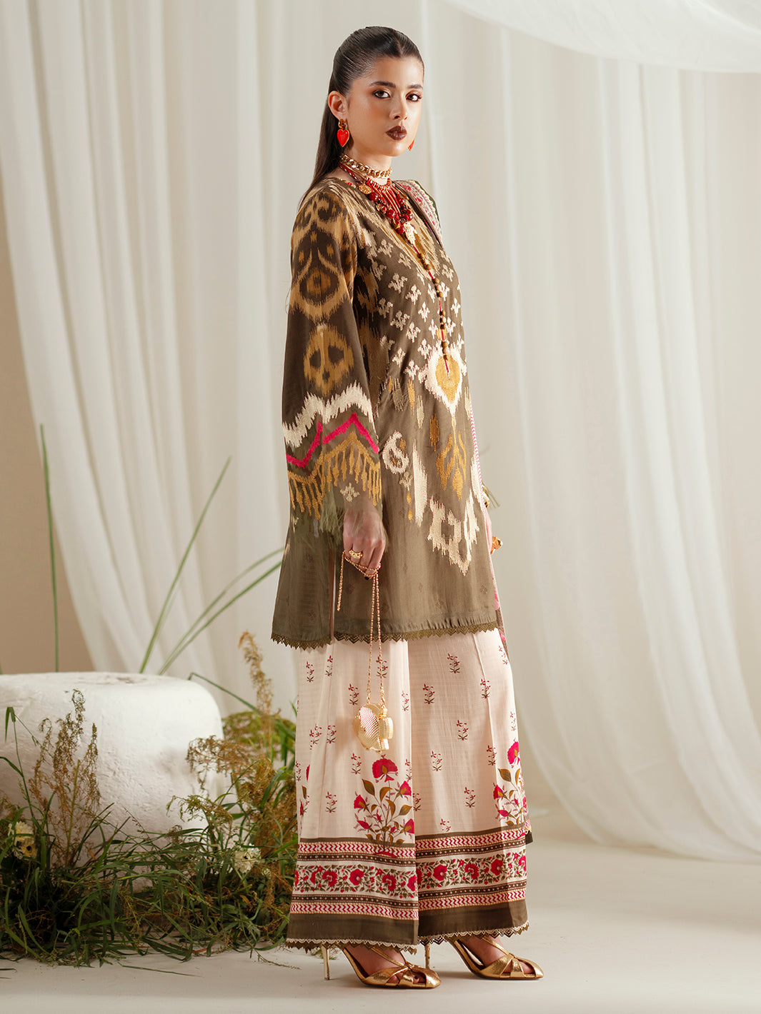 Bin Ilyas | Eres Bonita Viscose 25 | 1102-B - Official Bin Ilyas stockist in UK - Sakeena London