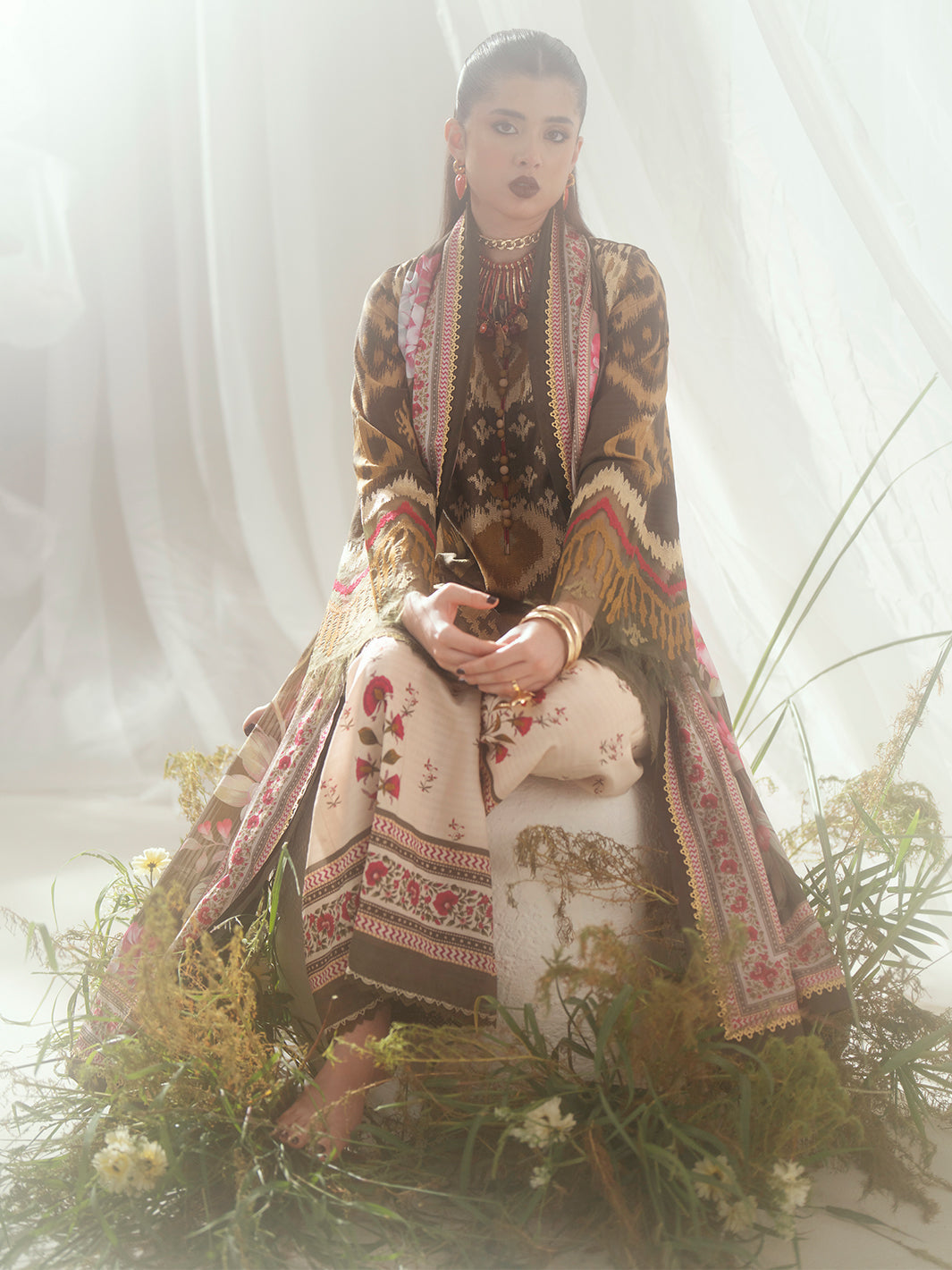 Bin Ilyas | Eres Bonita Viscose 25 | 1102-B - Official Bin Ilyas stockist in UK - Sakeena London
