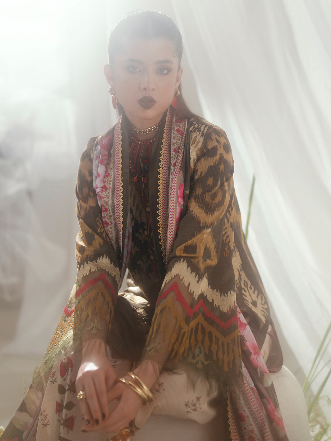 Bin Ilyas | Eres Bonita Viscose 25 | 1102-B - Official Bin Ilyas stockist in UK - Sakeena London