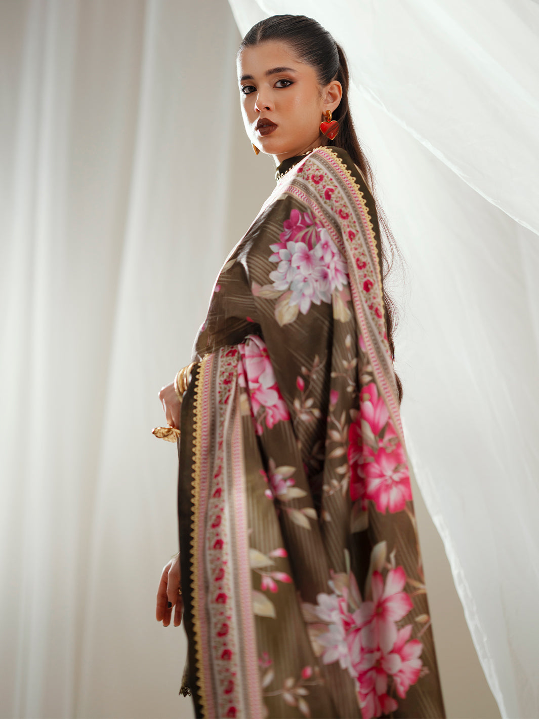 Bin Ilyas | Eres Bonita Viscose 25 | 1102-B - Official Bin Ilyas stockist in UK - Sakeena London
