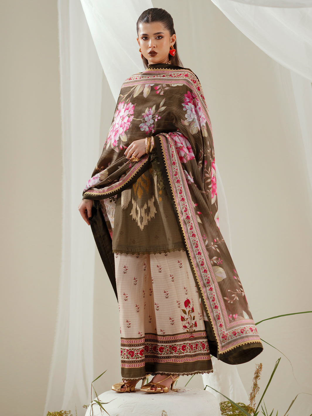Bin Ilyas | Eres Bonita Viscose 25 | 1102-B - Official Bin Ilyas stockist in UK - Sakeena London