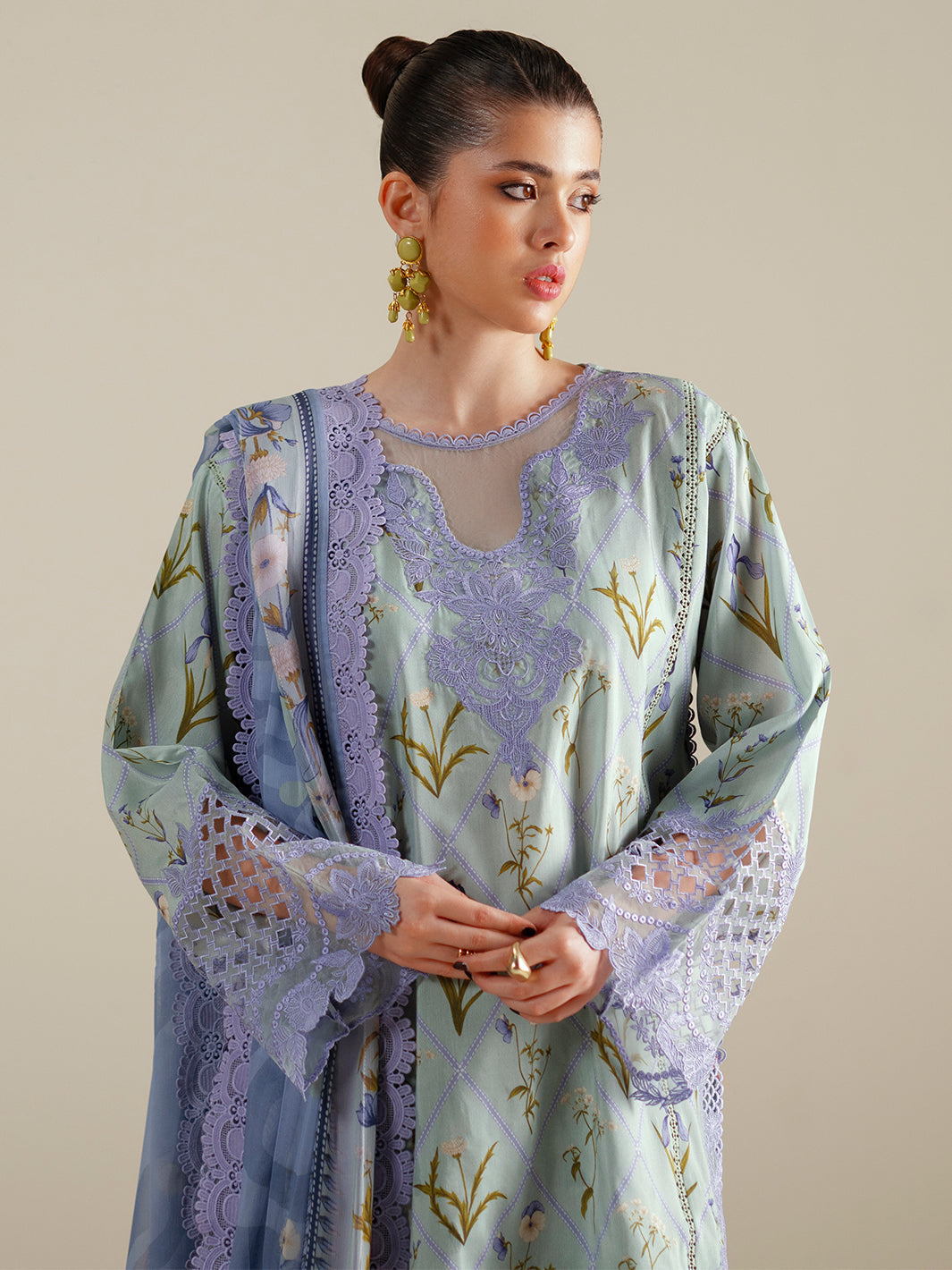 Bin Ilyas | Eres Bonita Viscose 25 | 1103-A - Official Bin Ilyas stockist in UK - Sakeena London