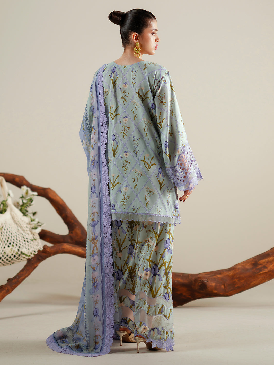 Bin Ilyas | Eres Bonita Viscose 25 | 1103-A - Official Bin Ilyas stockist in UK - Sakeena London