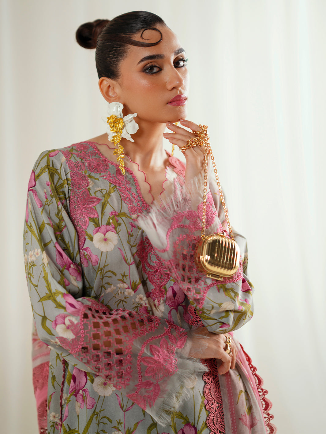 Bin Ilyas | Eres Bonita Viscose 25 | 1103-B - Official Bin Ilyas stockist in UK - Sakeena London