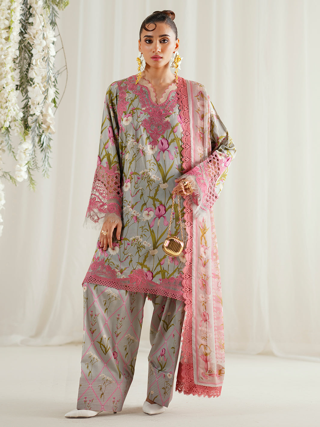 Bin Ilyas | Eres Bonita Viscose 25 | 1103-B - Official Bin Ilyas stockist in UK - Sakeena London