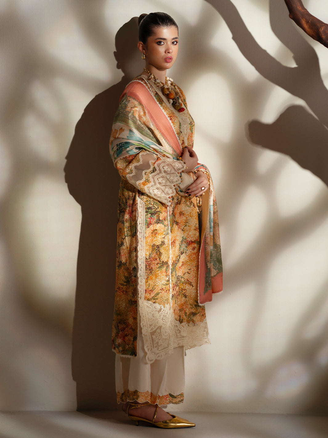 Bin Ilyas | Eres Bonita Viscose 25 | 1104-A - Official Bin Ilyas stockist in UK - Sakeena London