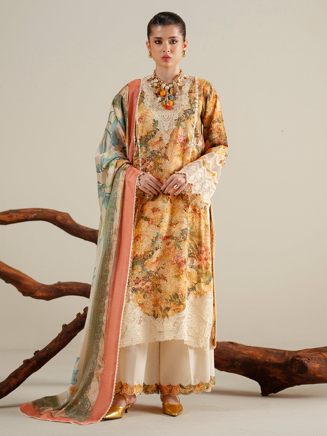 Bin Ilyas | Eres Bonita Viscose 25 | 1104-A - Official Bin Ilyas stockist in UK - Sakeena London