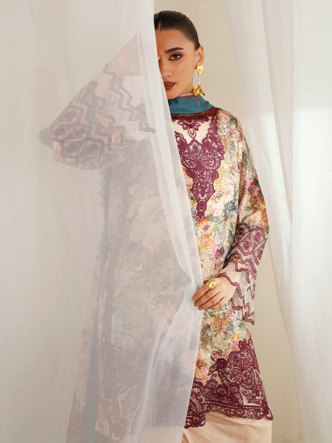 Bin Ilyas | Eres Bonita Viscose 25 | 1104-B - Official Bin Ilyas stockist in UK - Sakeena London