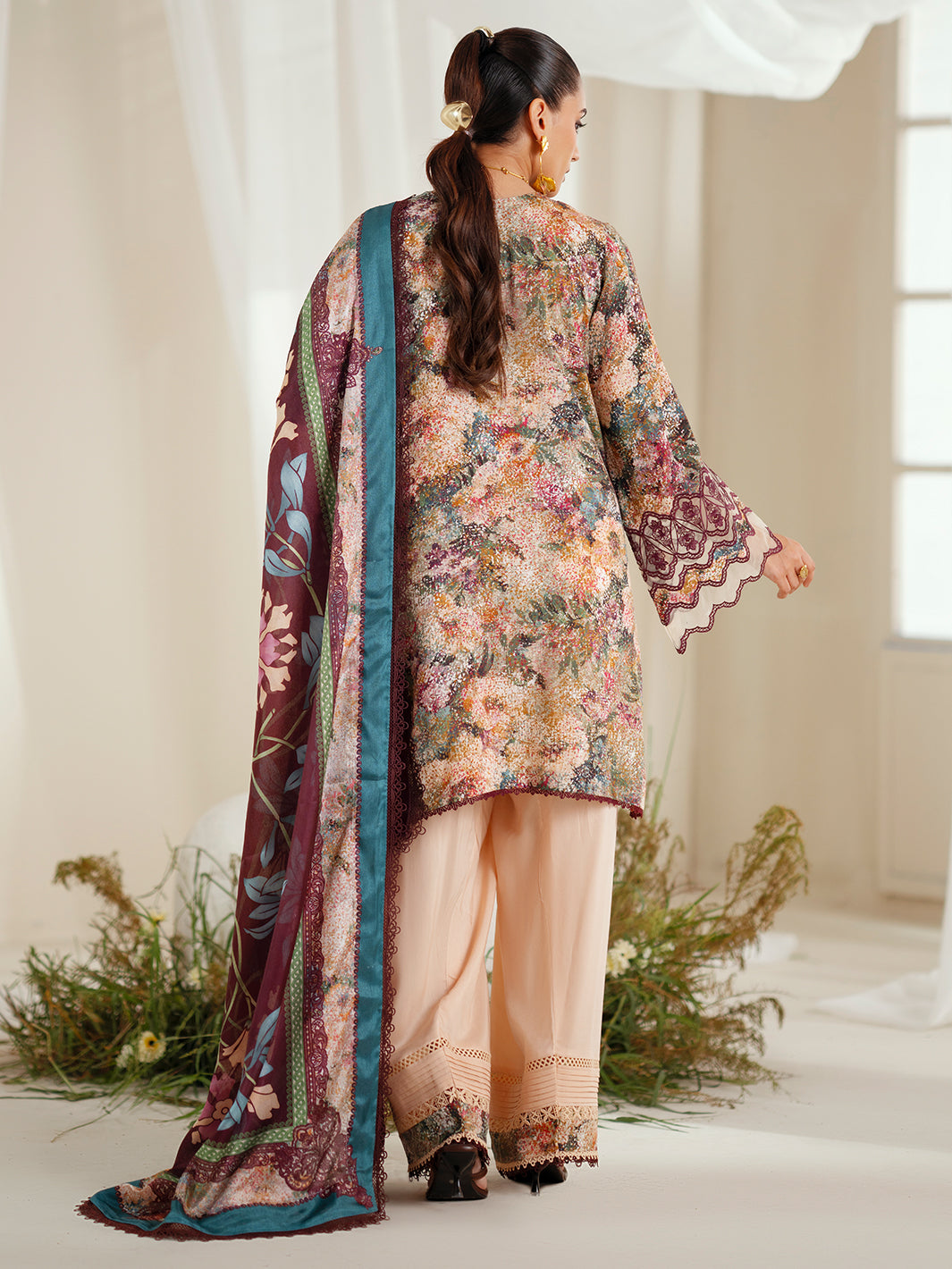 Bin Ilyas | Eres Bonita Viscose 25 | 1104-B - Official Bin Ilyas stockist in UK - Sakeena London
