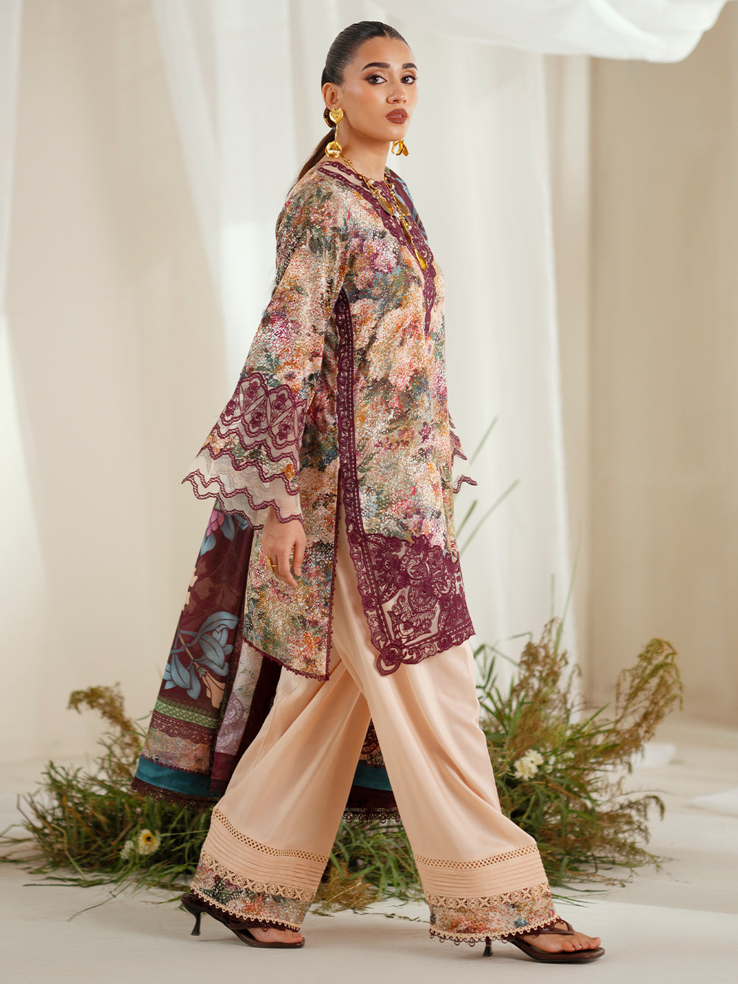 Bin Ilyas | Eres Bonita Viscose 25 | 1104-B - Official Bin Ilyas stockist in UK - Sakeena London
