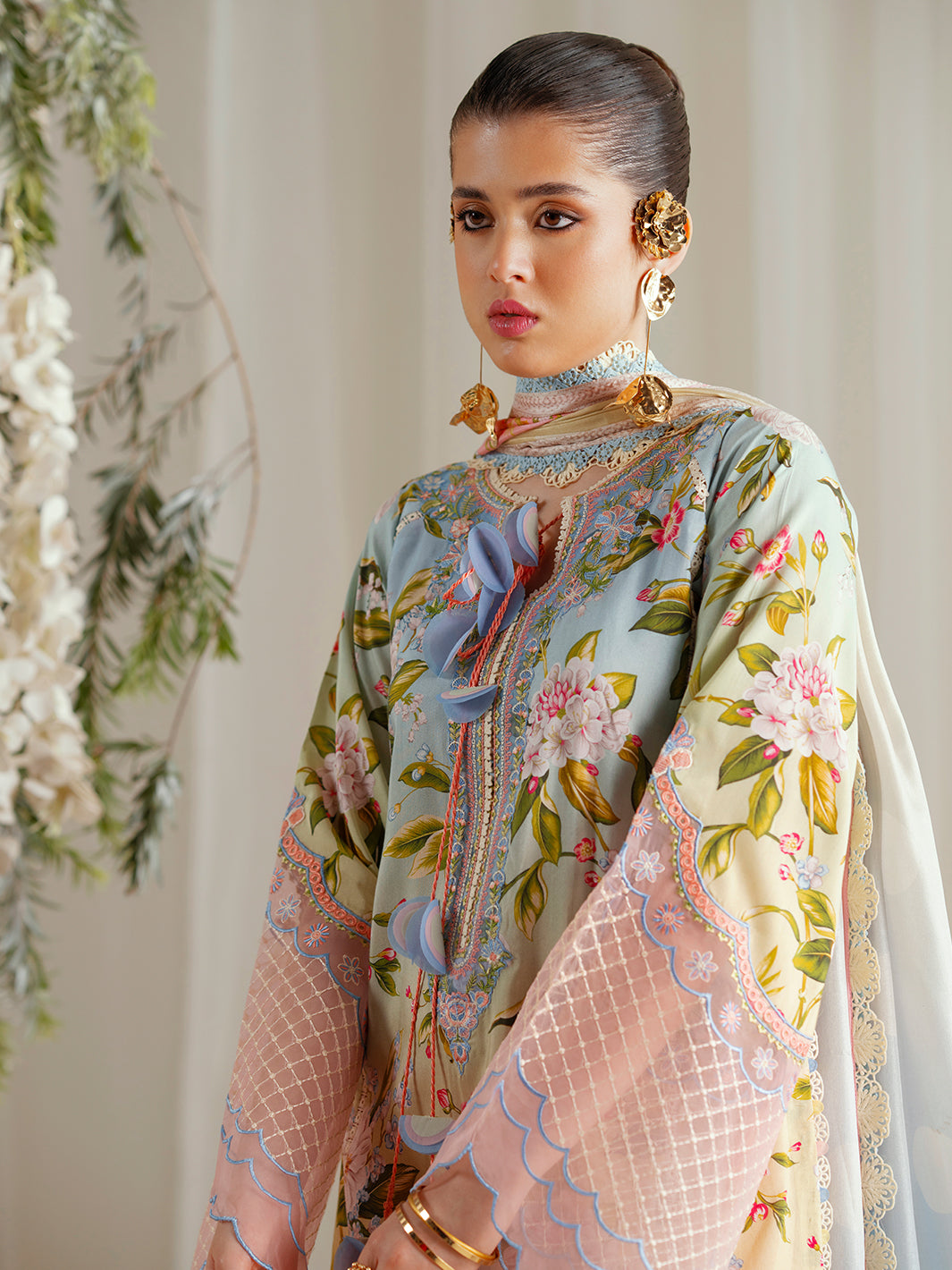 Bin Ilyas | Eres Bonita Viscose 25 | 1105-A - Official Bin Ilyas stockist in UK - Sakeena London