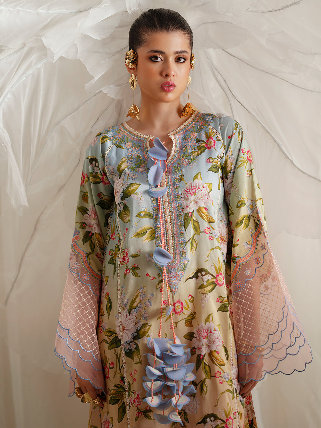 Bin Ilyas | Eres Bonita Viscose 25 | 1105-A - Official Bin Ilyas stockist in UK - Sakeena London