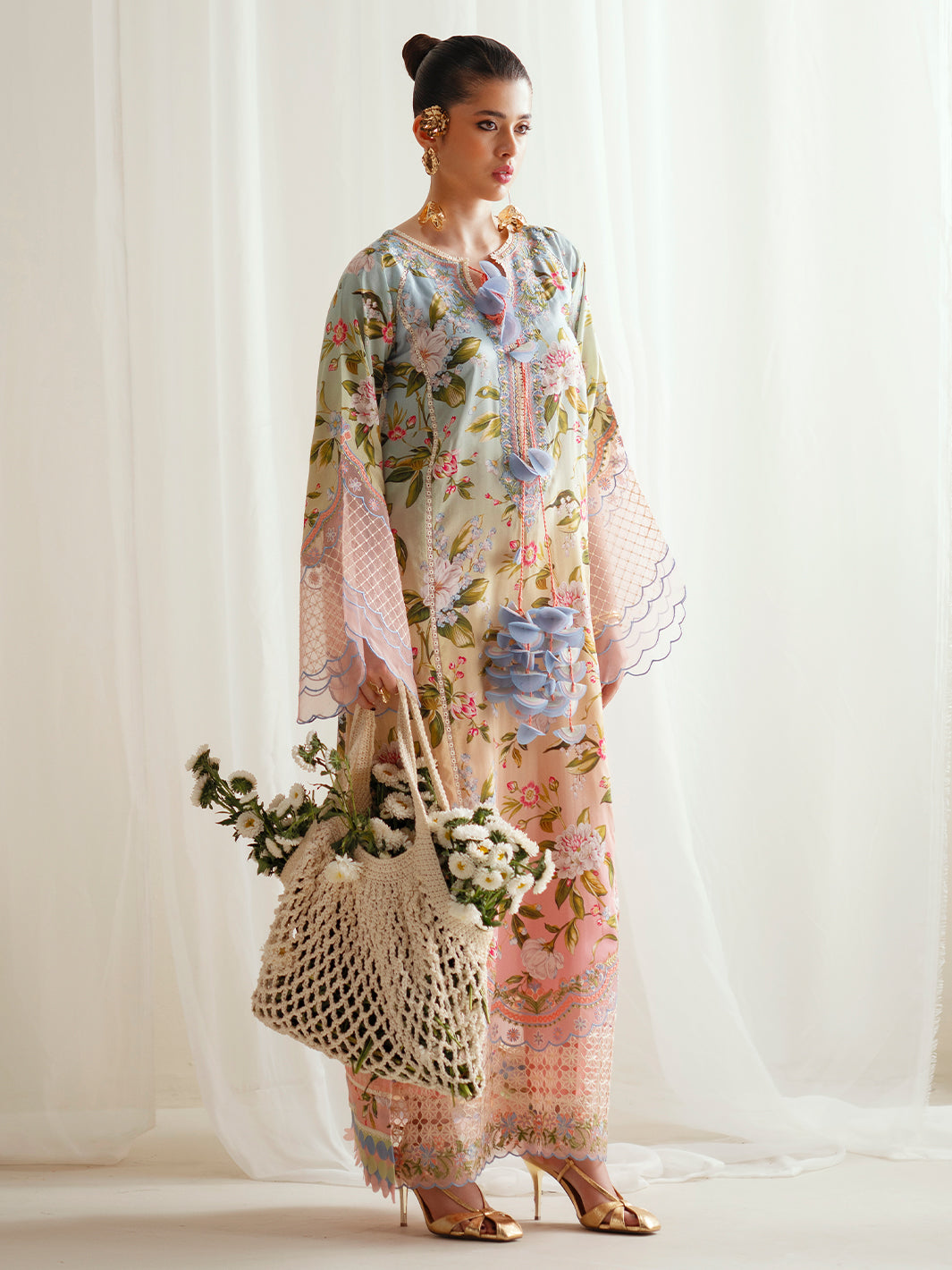 Bin Ilyas | Eres Bonita Viscose 25 | 1105-A - Official Bin Ilyas stockist in UK - Sakeena London