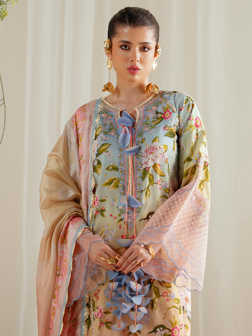 Bin Ilyas | Eres Bonita Viscose 25 | 1105-A - Official Bin Ilyas stockist in UK - Sakeena London