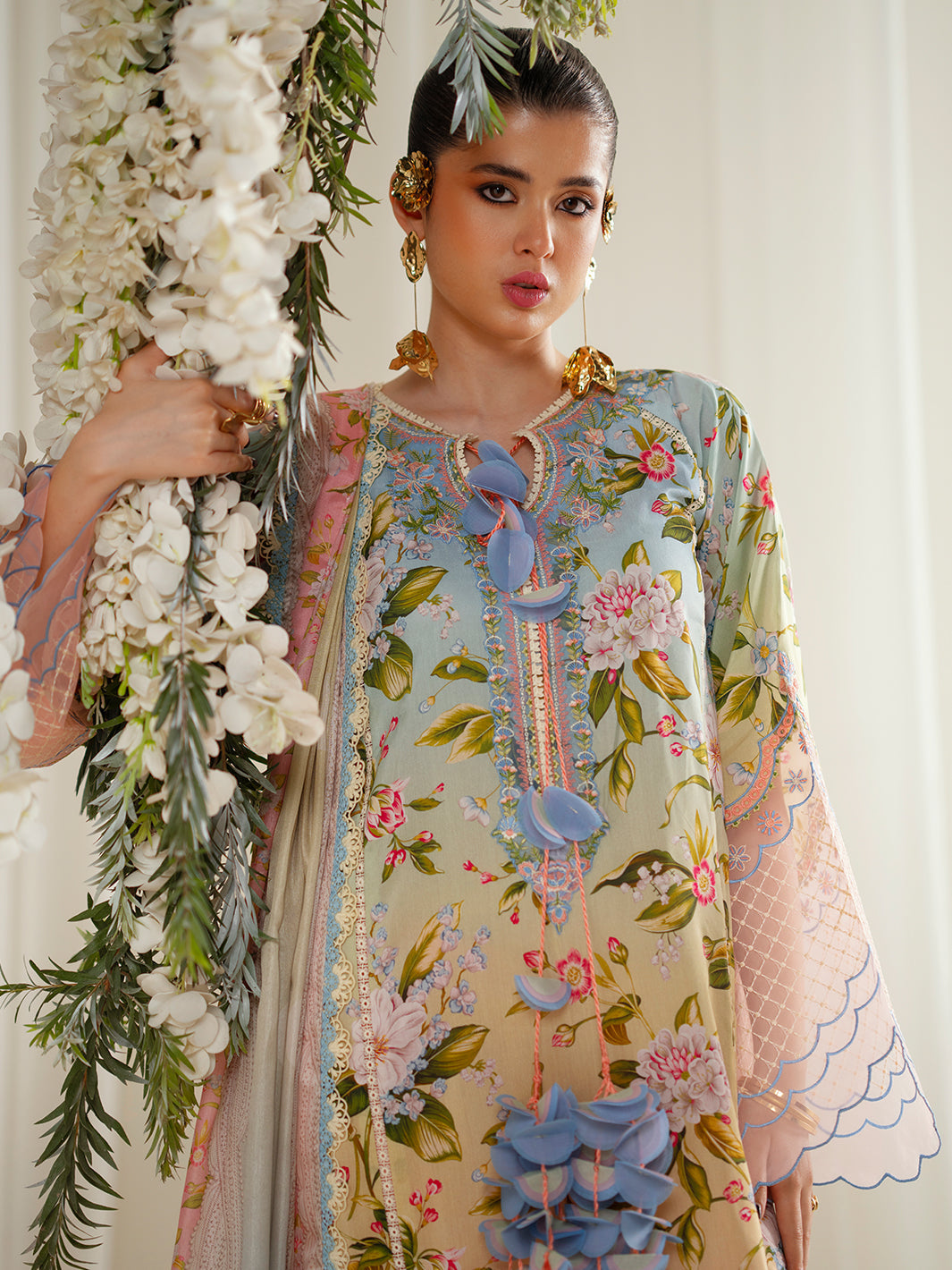 Bin Ilyas | Eres Bonita Viscose 25 | 1105-A - Official Bin Ilyas stockist in UK - Sakeena London
