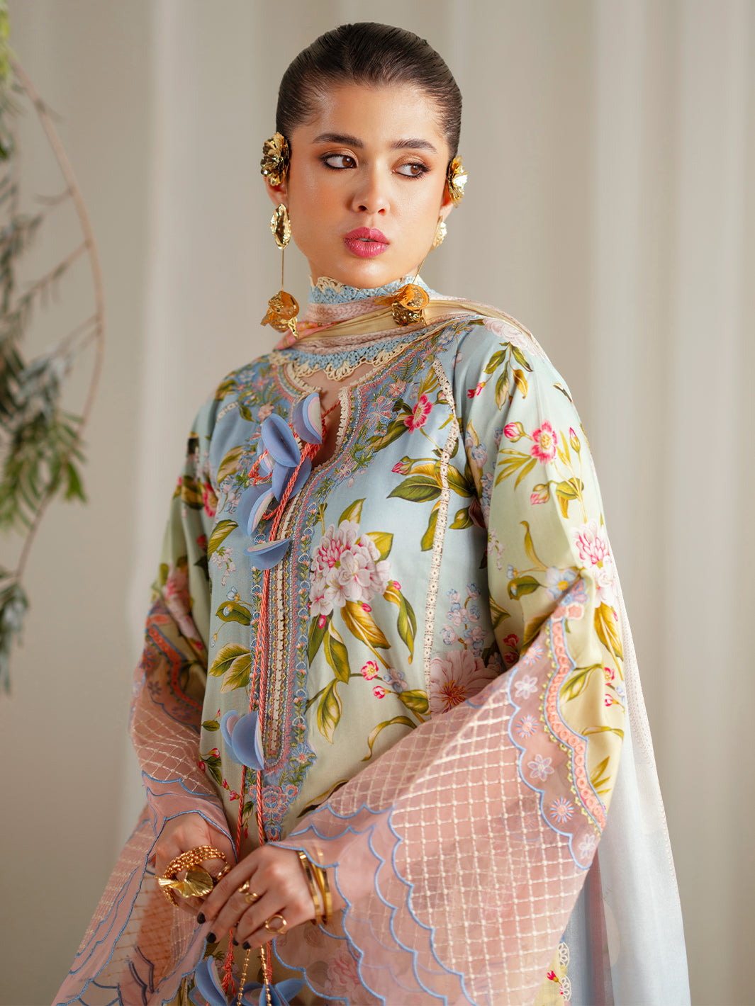 Bin Ilyas | Eres Bonita Viscose 25 | 1105-A - Official Bin Ilyas stockist in UK - Sakeena London