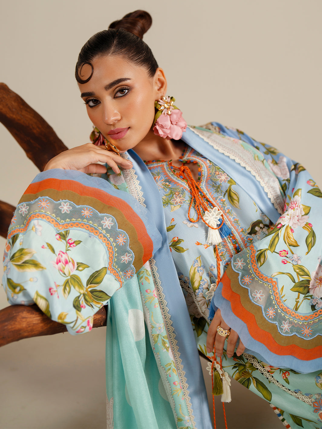 Bin Ilyas | Eres Bonita Viscose 25 | 1105-B - Official Bin Ilyas stockist in UK - Sakeena London