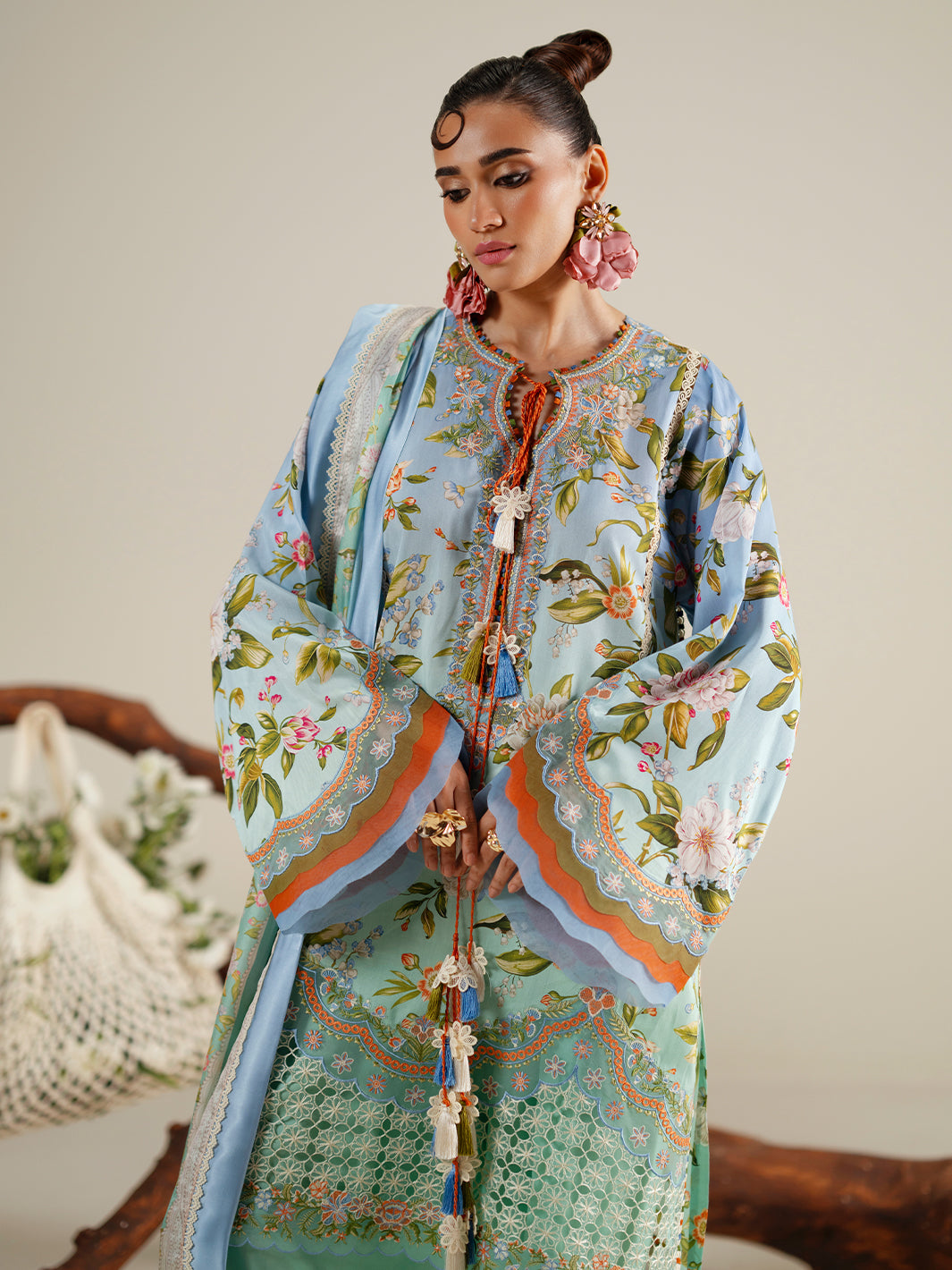 Bin Ilyas | Eres Bonita Viscose 25 | 1105-B - Official Bin Ilyas stockist in UK - Sakeena London
