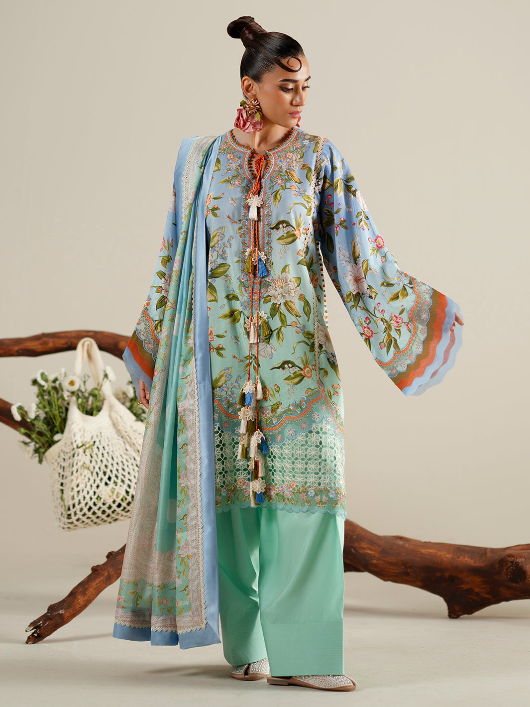 Bin Ilyas | Eres Bonita Viscose 25 | 1105-B - Official Bin Ilyas stockist in UK - Sakeena London