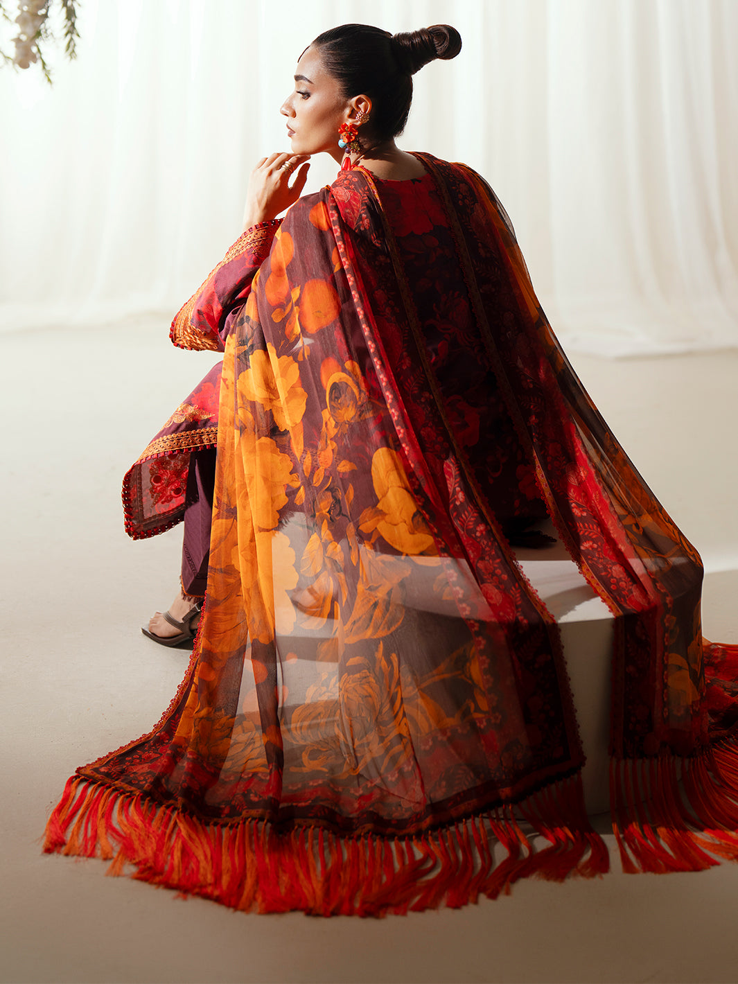 Bin Ilyas | Eres Bonita Viscose 25 | 1106-A - Official Bin Ilyas stockist in UK - Sakeena London