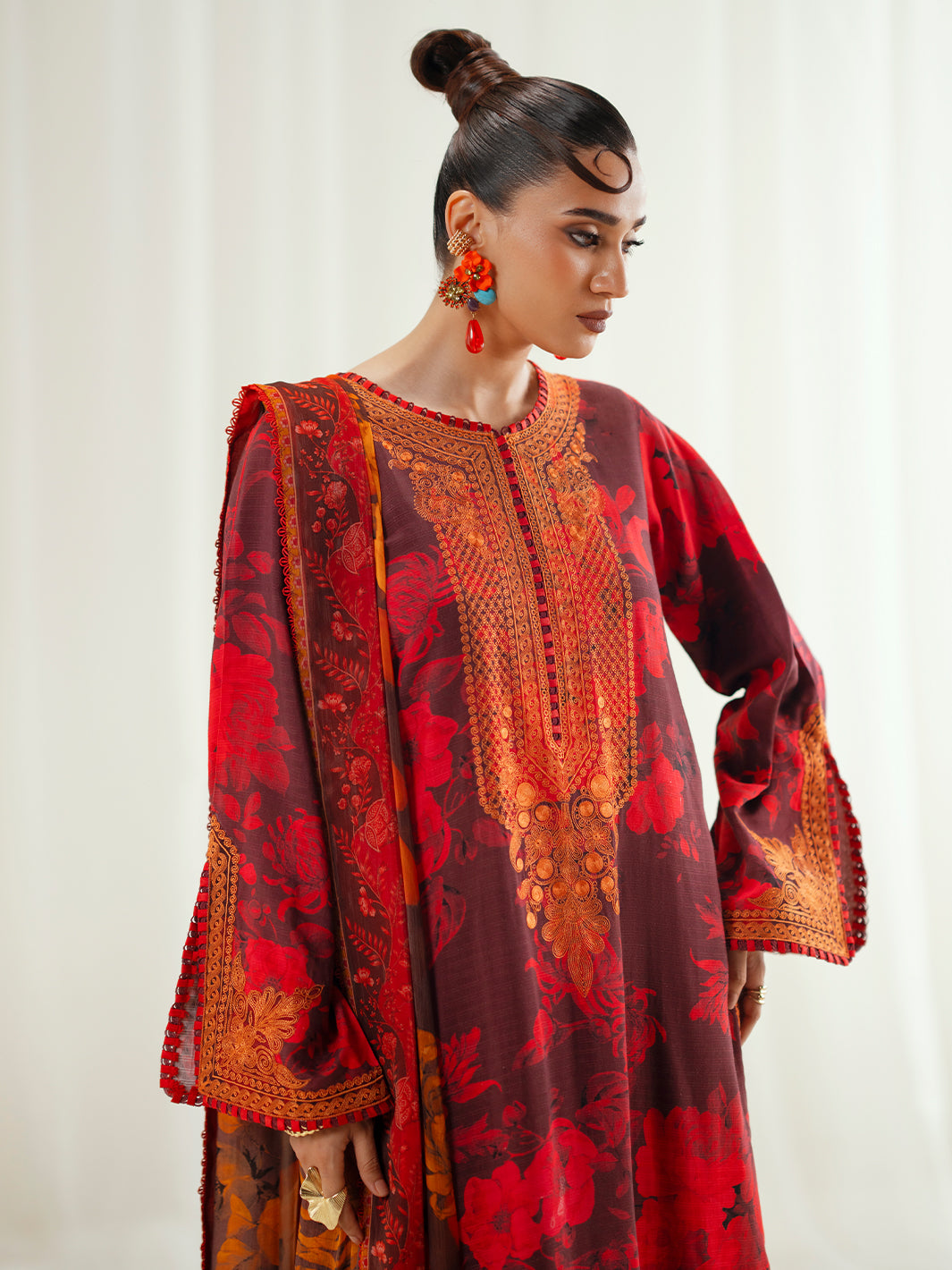 Bin Ilyas | Eres Bonita Viscose 25 | 1106-A - Official Bin Ilyas stockist in UK - Sakeena London