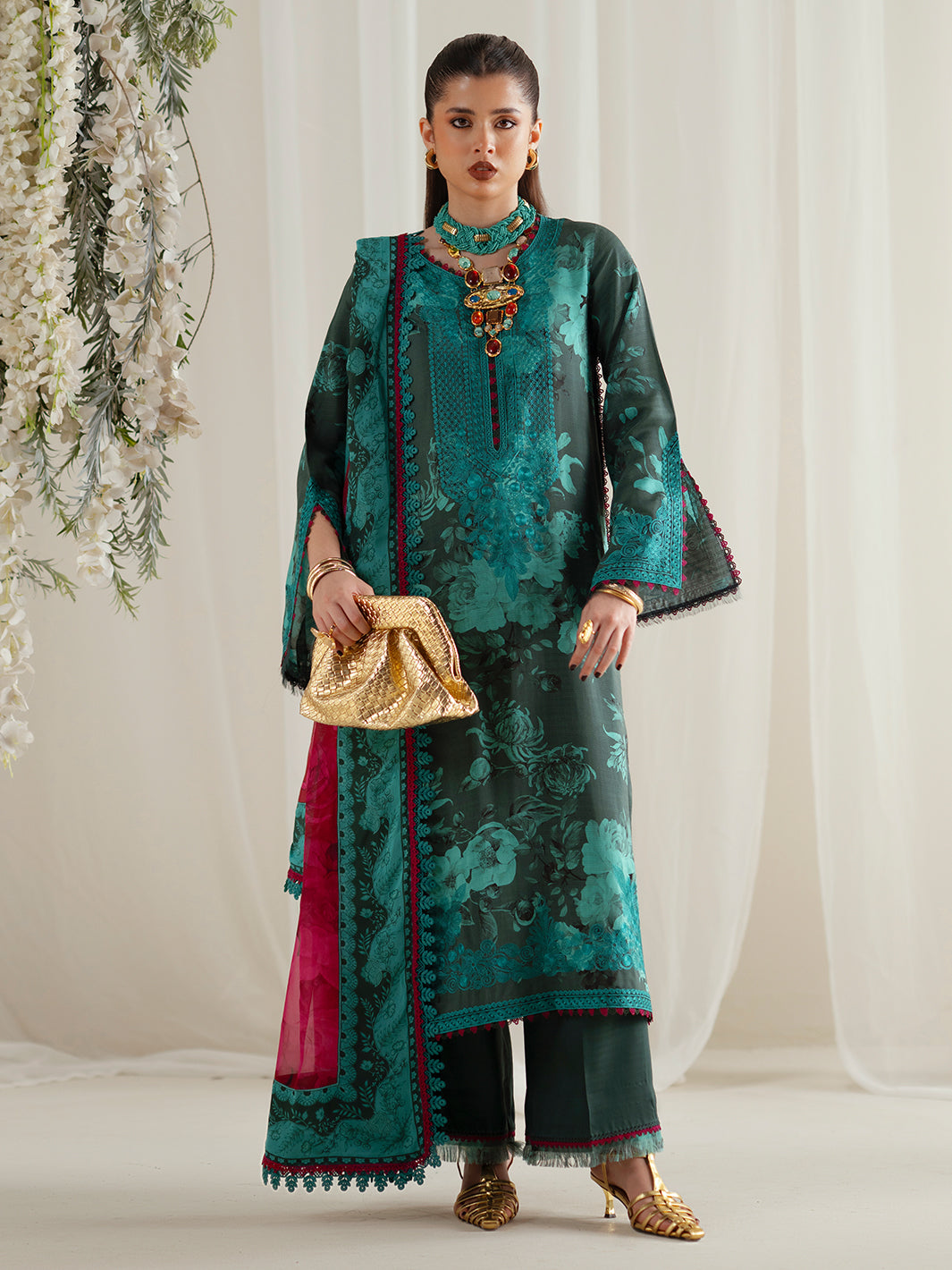 Bin Ilyas | Eres Bonita Viscose 25 | 1106-B - Official Bin Ilyas stockist in UK - Sakeena London