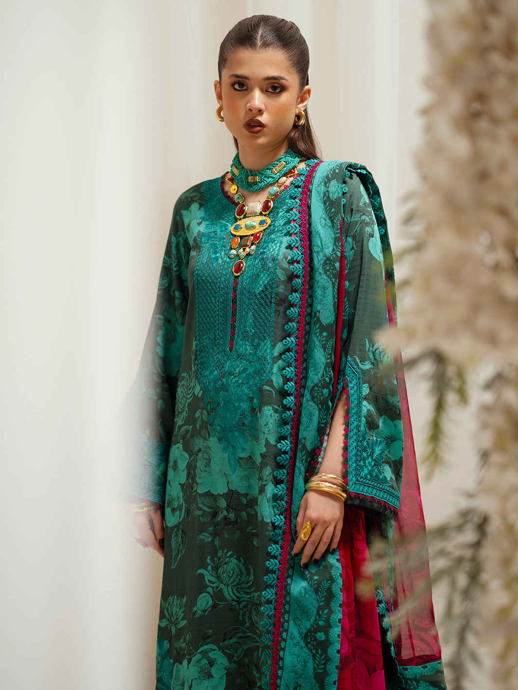 Bin Ilyas | Eres Bonita Viscose 25 | 1106-B - Official Bin Ilyas stockist in UK - Sakeena London