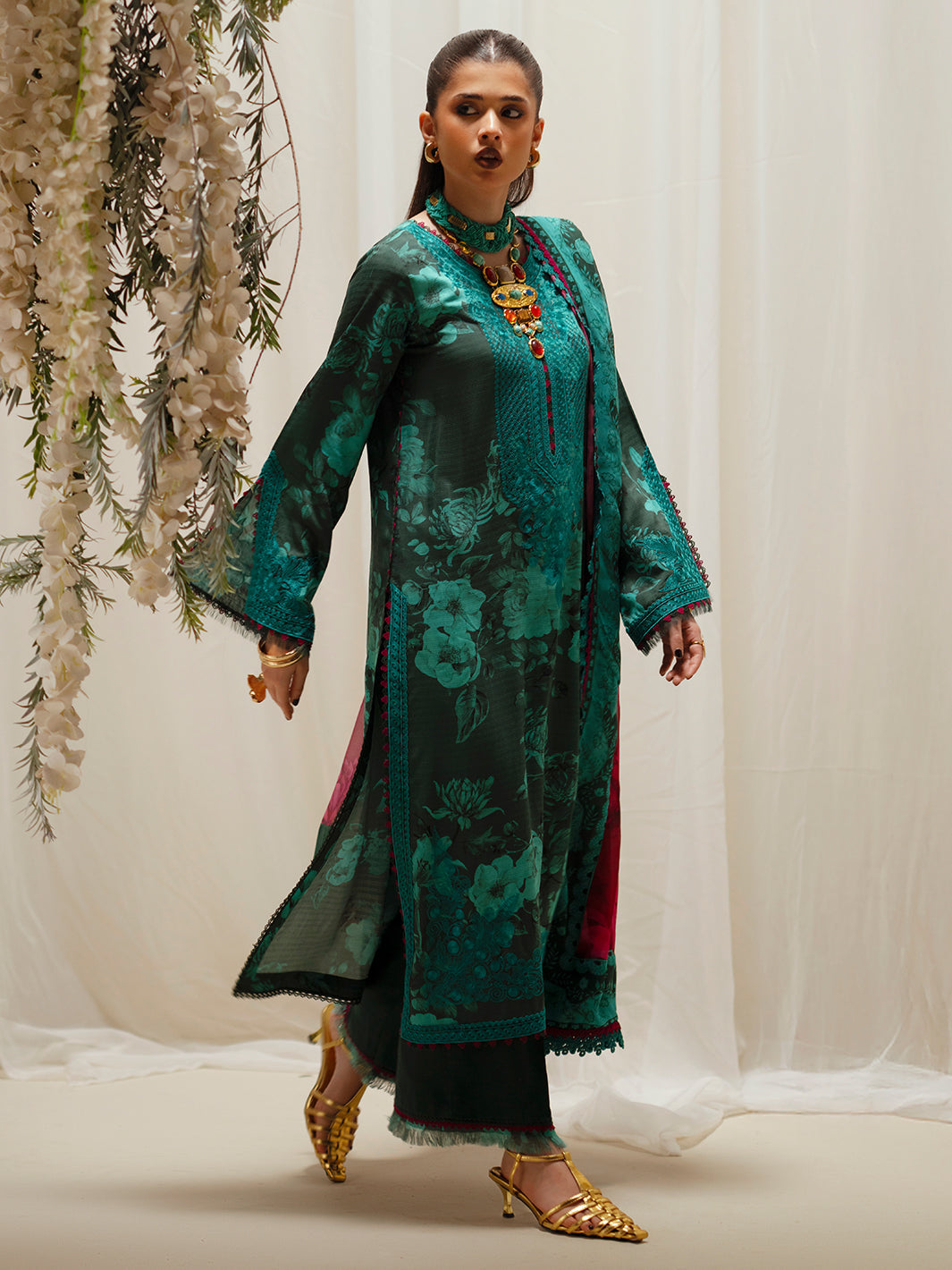 Bin Ilyas | Eres Bonita Viscose 25 | 1106-B - Official Bin Ilyas stockist in UK - Sakeena London