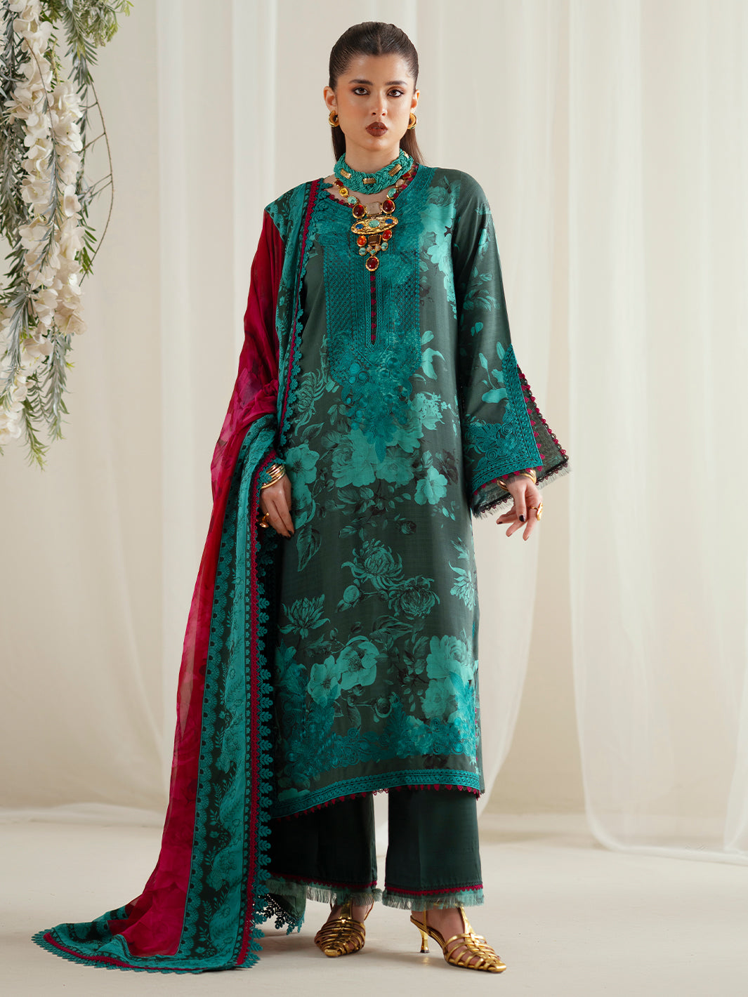 Bin Ilyas | Eres Bonita Viscose 25 | 1106-B - Official Bin Ilyas stockist in UK - Sakeena London