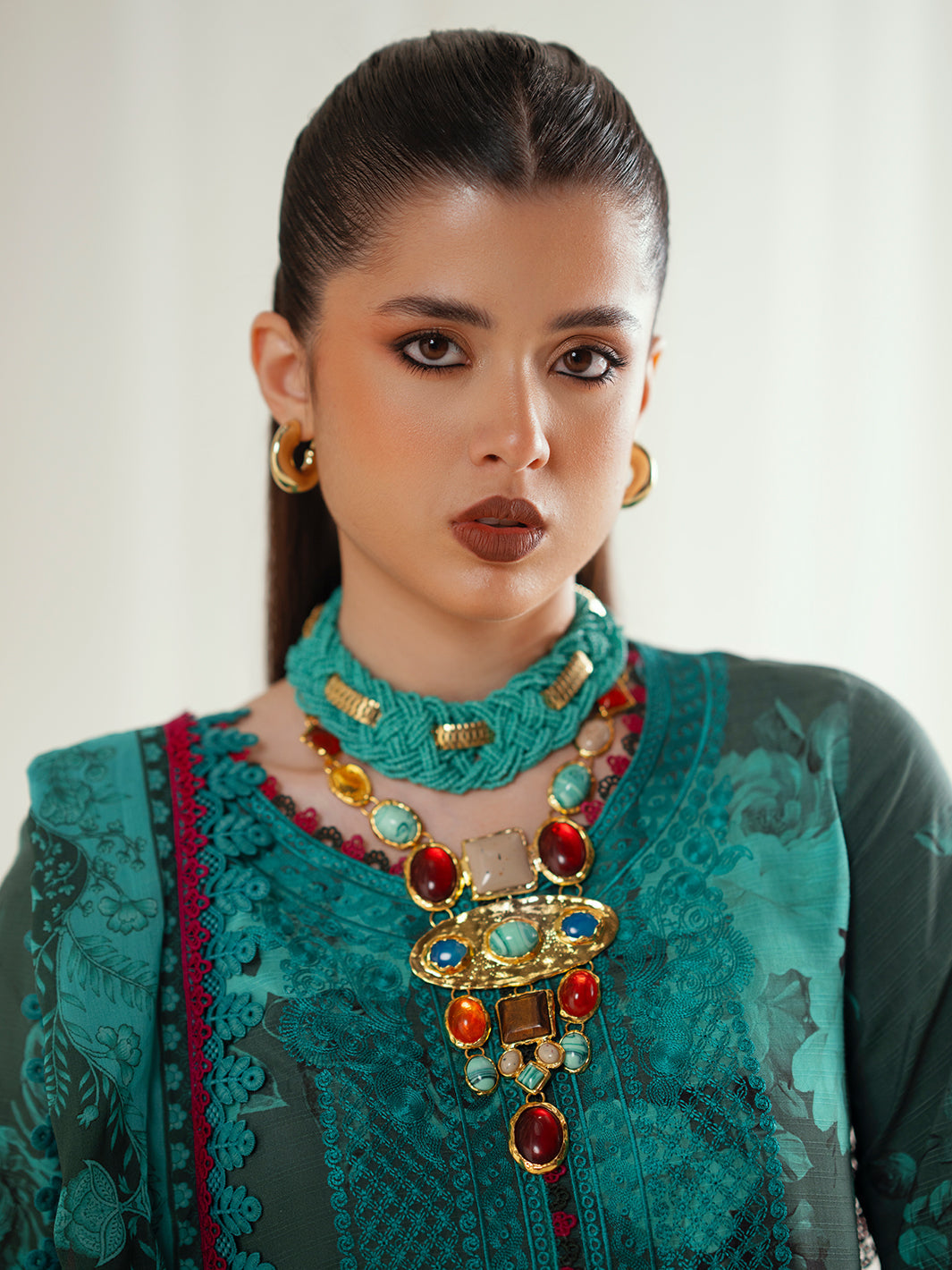 Bin Ilyas | Eres Bonita Viscose 25 | 1106-B - Official Bin Ilyas stockist in UK - Sakeena London