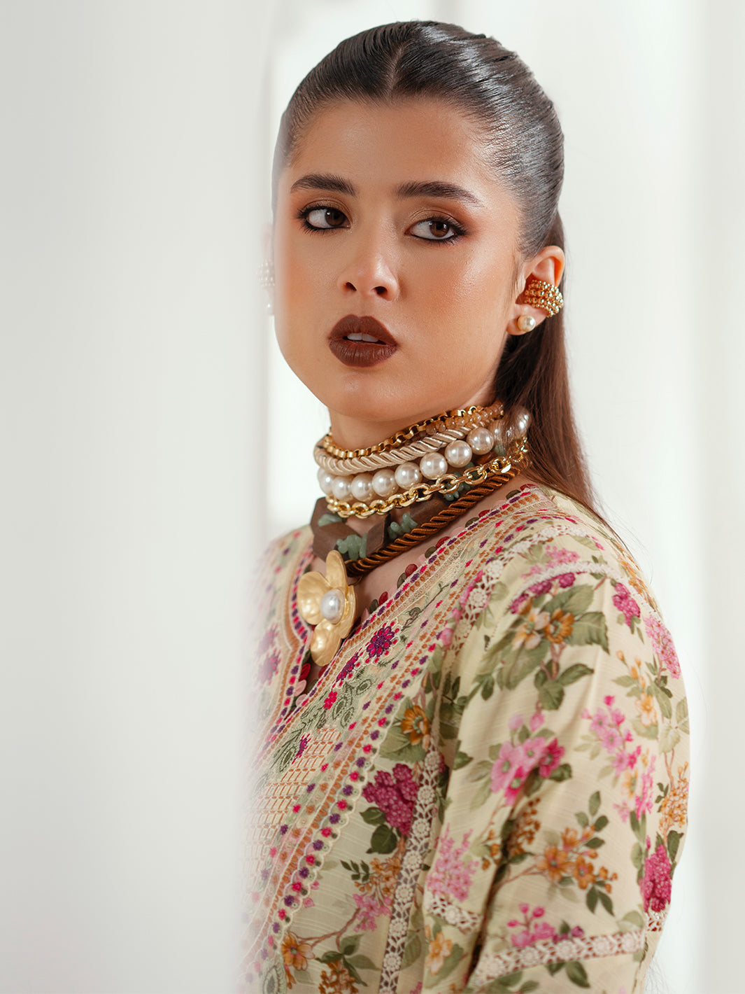 Bin Ilyas | Eres Bonita Viscose 25 | 1107-A - Official Bin Ilyas stockist in UK - Sakeena London