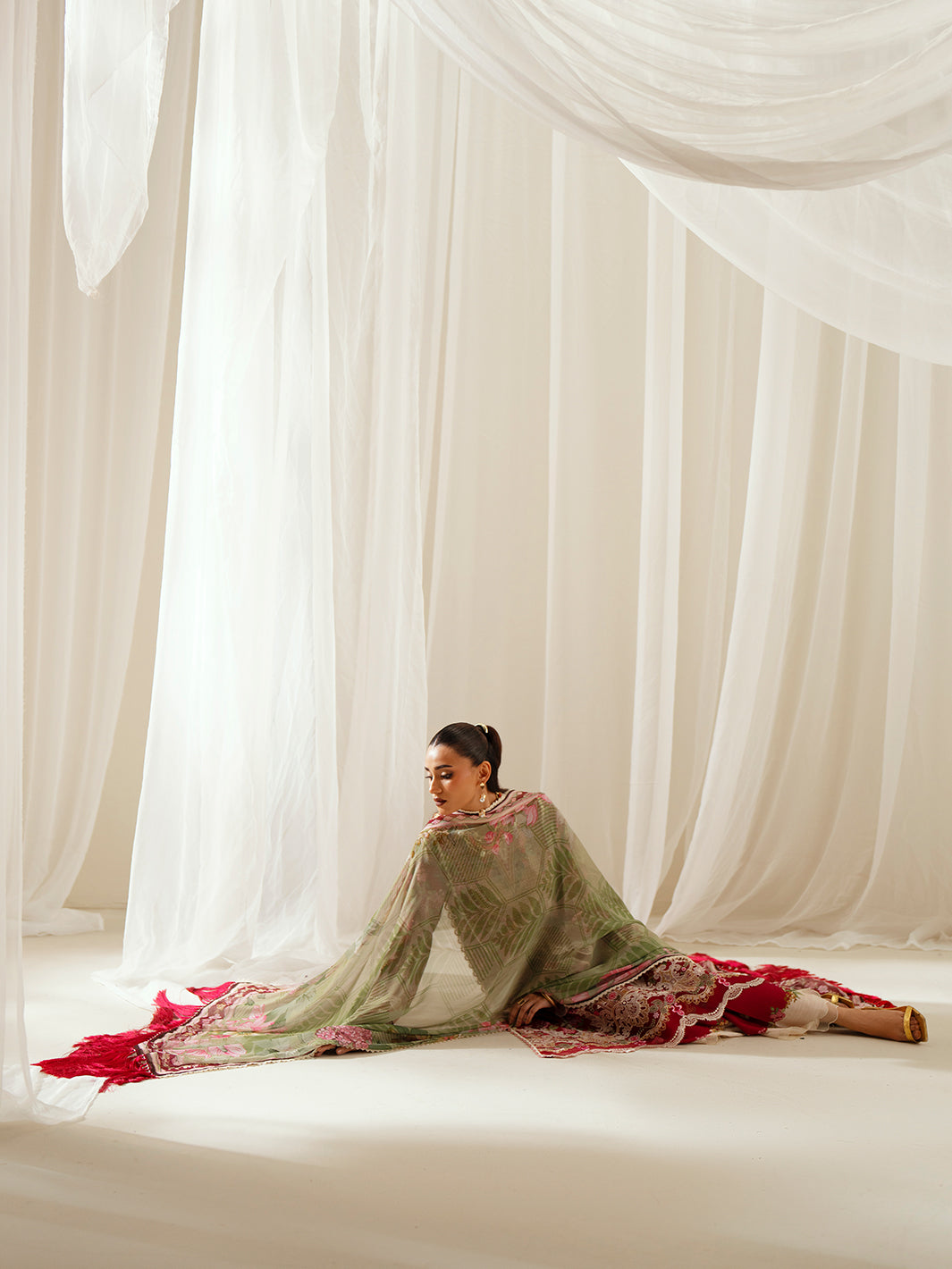 Bin Ilyas | Eres Bonita Viscose 25 | 1107-B - Official Bin Ilyas stockist in UK - Sakeena London
