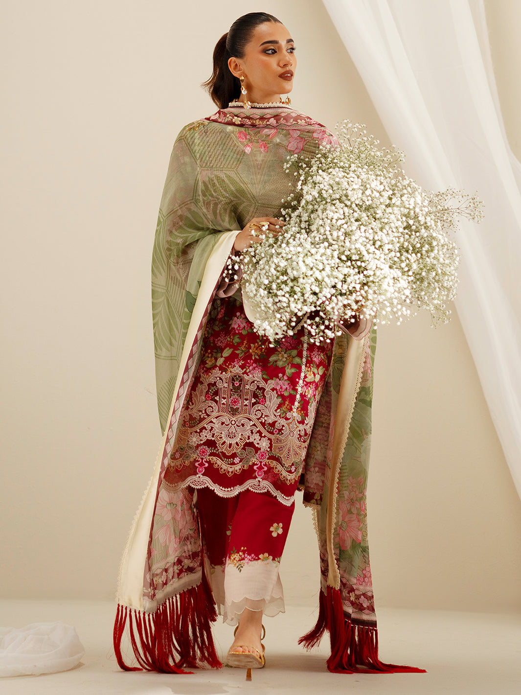 Bin Ilyas | Eres Bonita Viscose 25 | 1107-B - Official Bin Ilyas stockist in UK - Sakeena London
