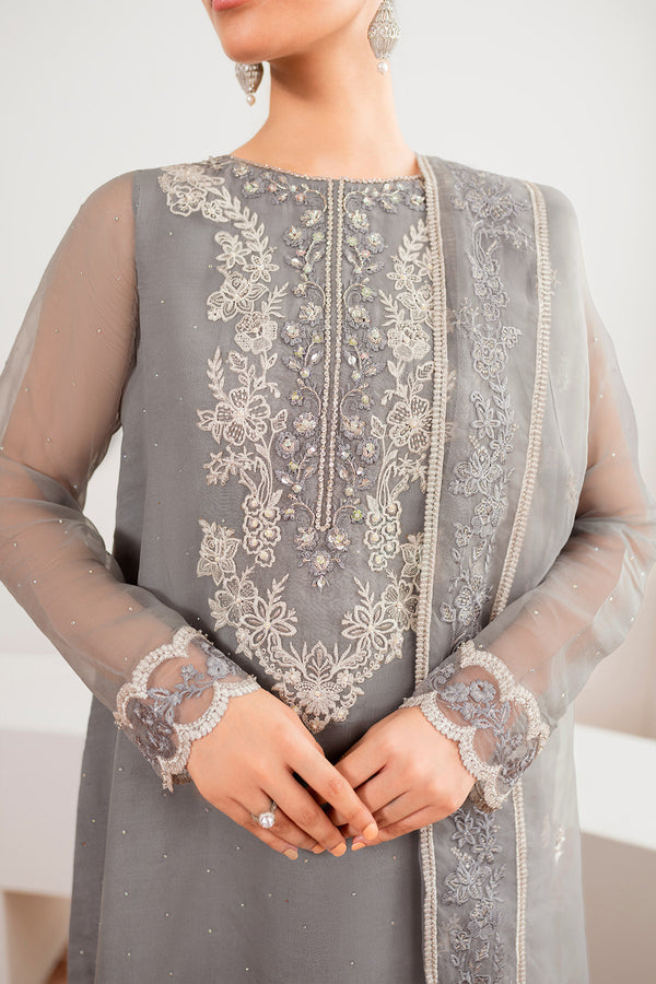 Baroque | Luxury Pret 25 | EMBROIDERED CHIFFON PR-991 - Official Baroque stockist in UK - Sakeena London