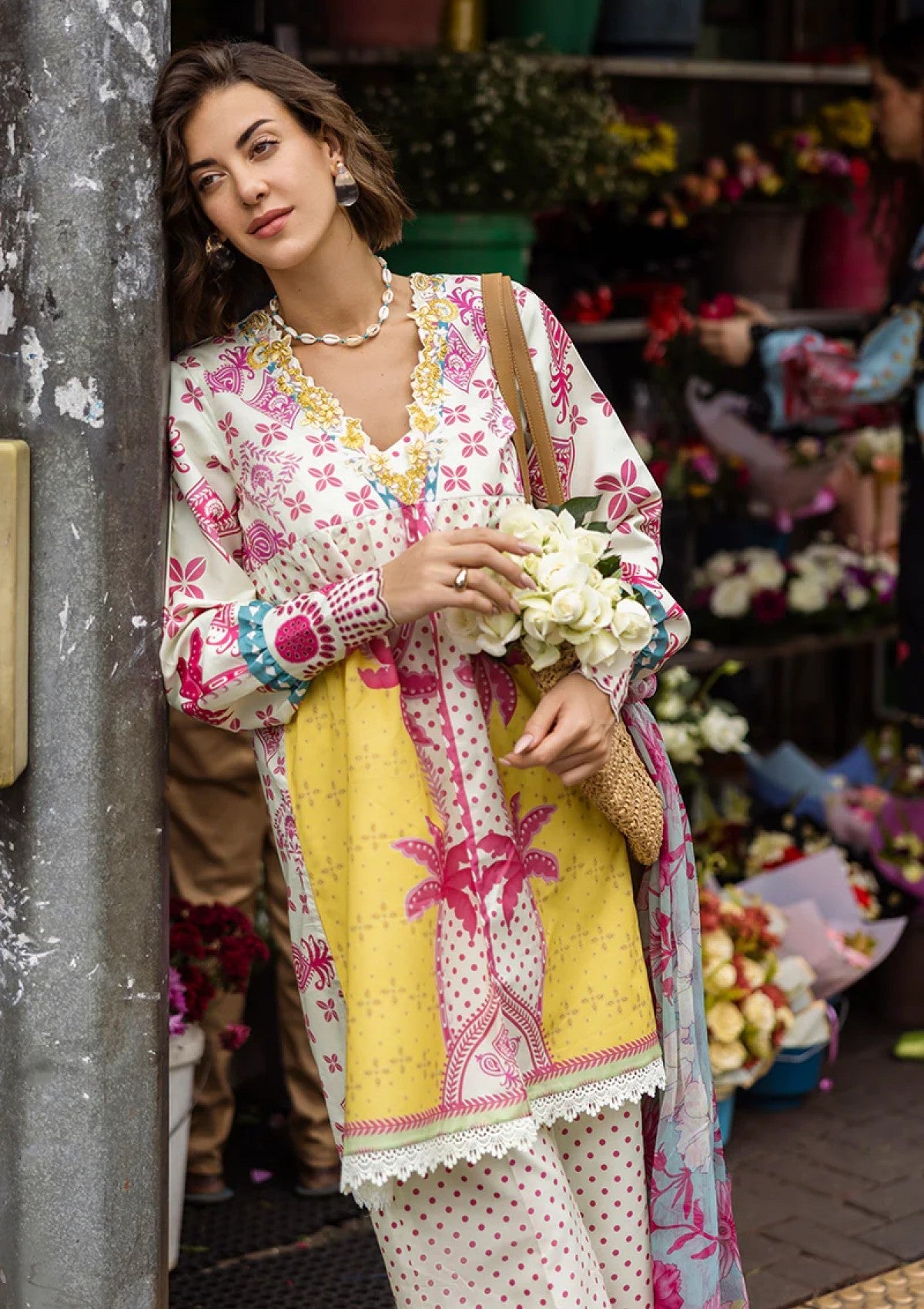 Lawn - Mushq - Hemline - La Dolce - Prints - D#6A - Sabrina