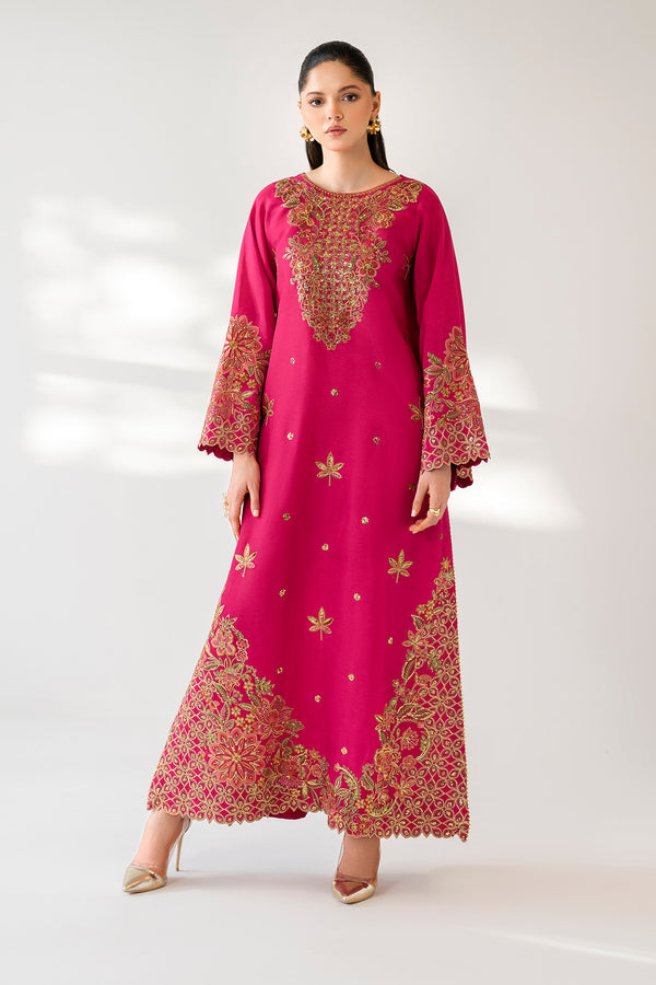 Baroque | Luxury Pret 25 | EMBROIDERED RAW SILK PR-1165 - Official Baroque stockist in UK - Sakeena London
