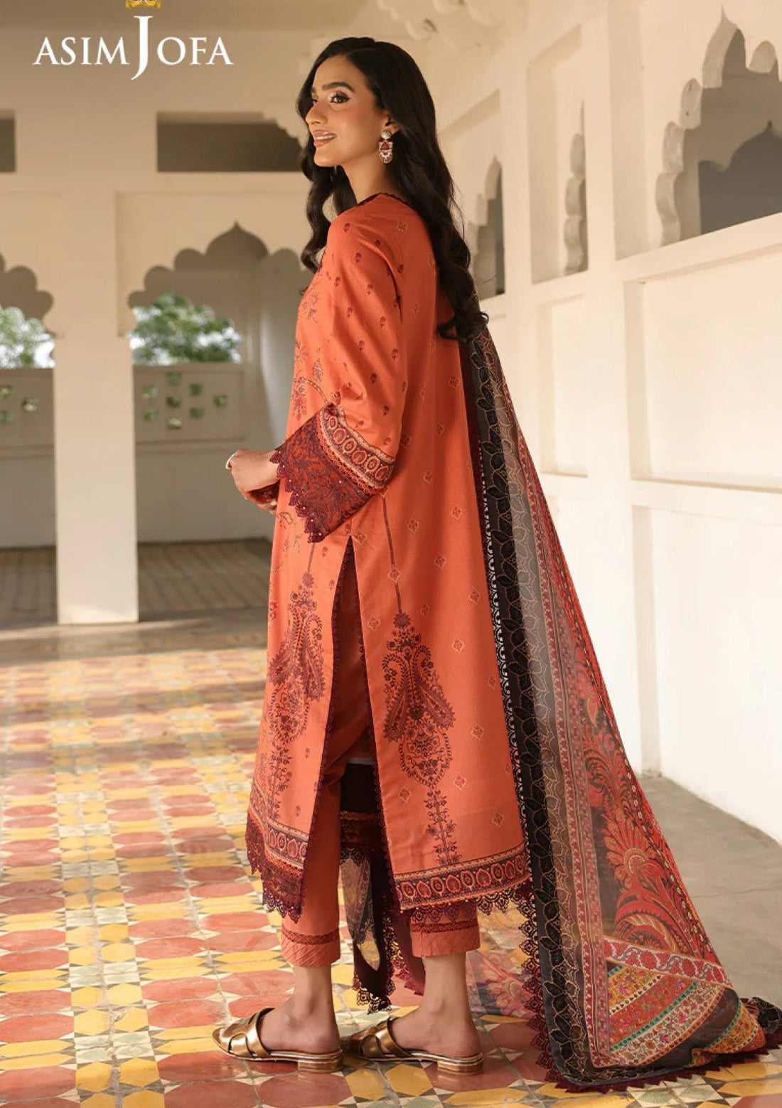 Lawn - Asim Jofa - Eid Signature - Festive 25 - AJUBF-43