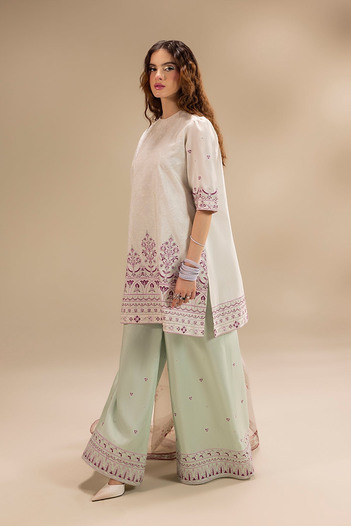 Erum Khan | Lillia Summer Edit | Pearl Blush - Official Erum Khan stockist in UK - Sakeena London