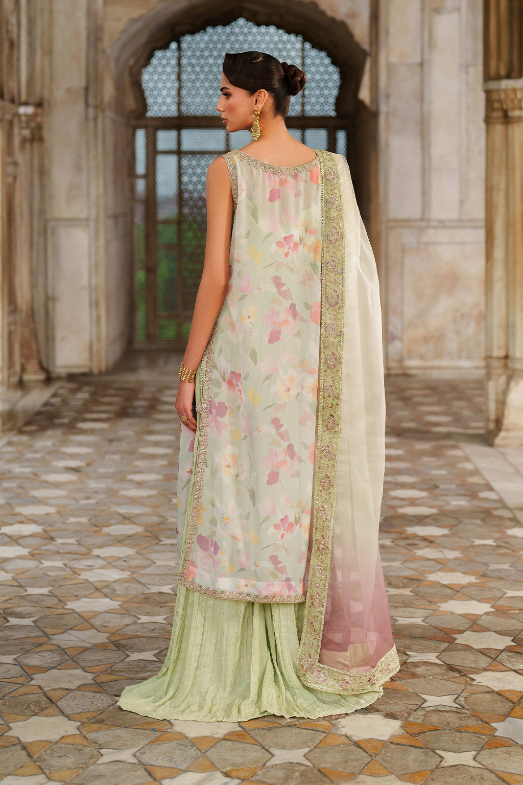 Iznik | Festive Formal | UE-549 Printed Chiffon - Official Iznik stockist in UK - Sakeena London