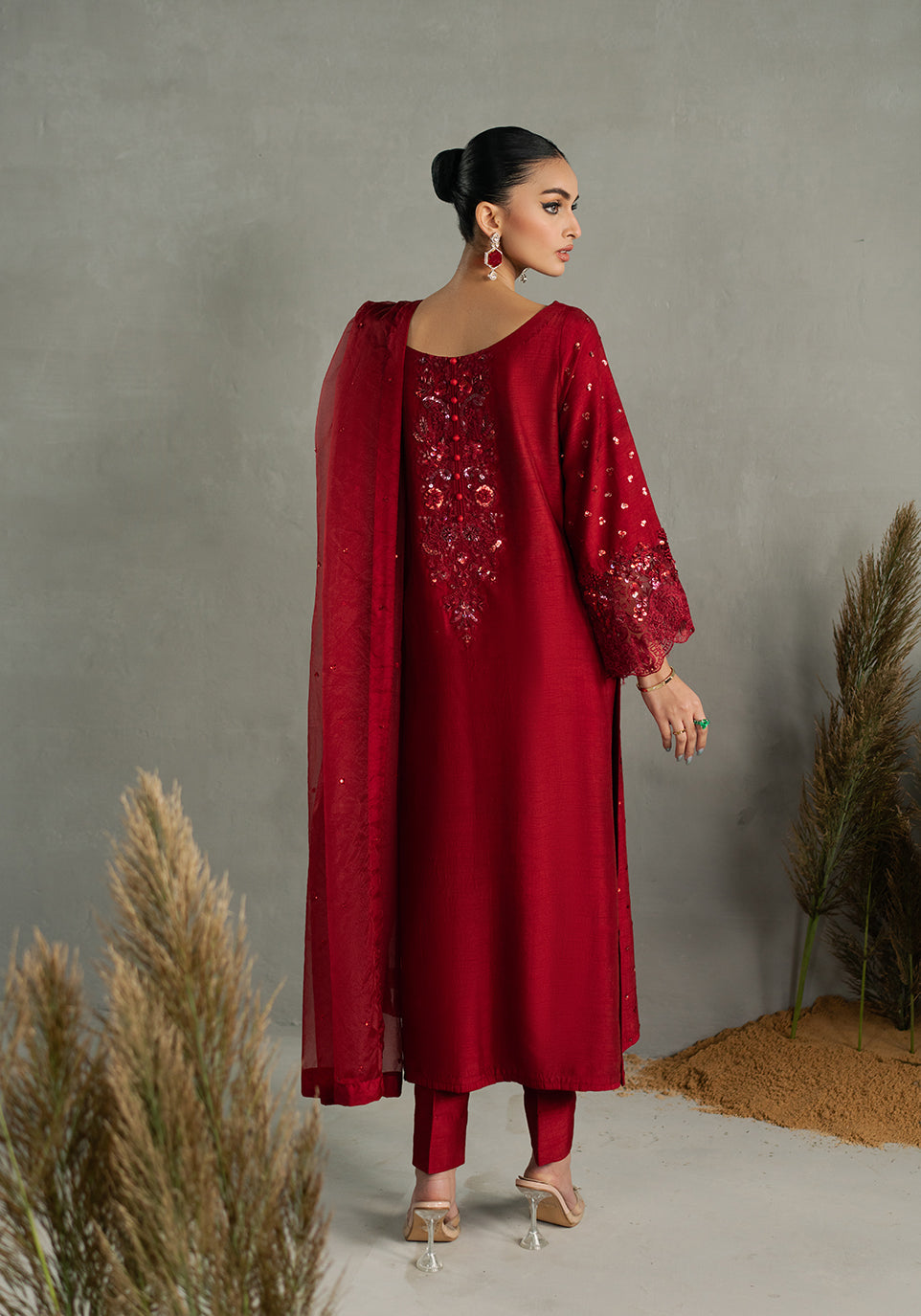 Zarqash | Silk Edit | ZQS 010 ROSALIE - Official Zarqash stockist in UK - Sakeena London