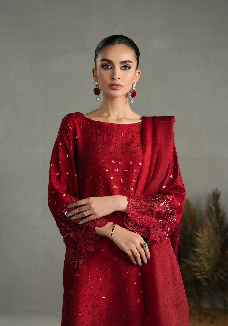 Zarqash | Silk Edit | ZQS 010 ROSALIE - Official Zarqash stockist in UK - Sakeena London