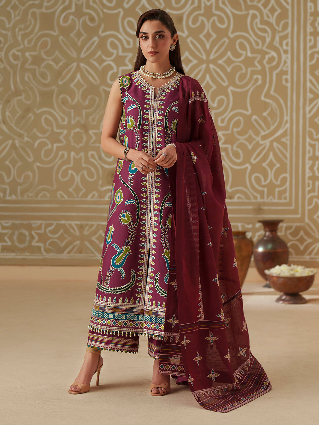 Bin Ilyas | Mashriq Luxury Lawn 26 | D-118-A