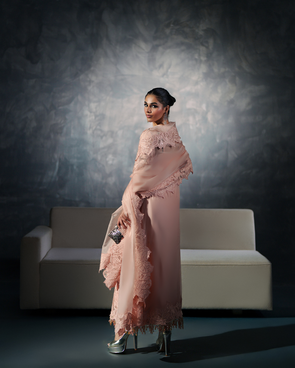 Vasal | Zyra Luxe Pret 26 | Peach Charm - Official Vasal stockist in UK - Sakeena London